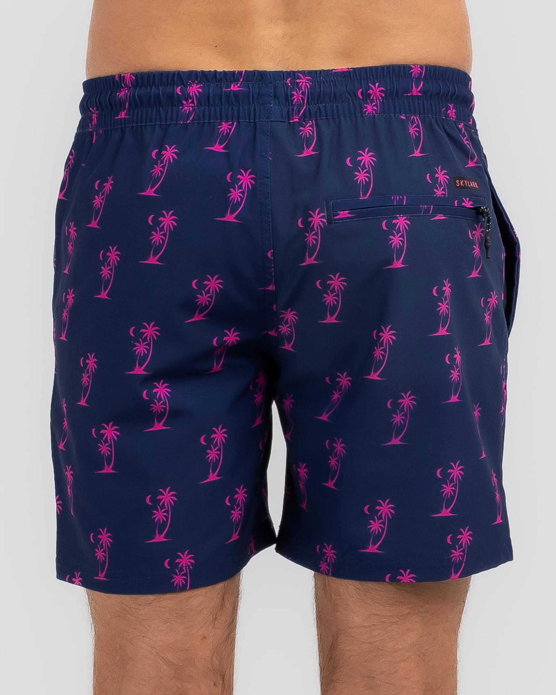 Shop Skylark Solstice Mully Shorts In Navy/ Pink - Fast Shipping & Easy ...