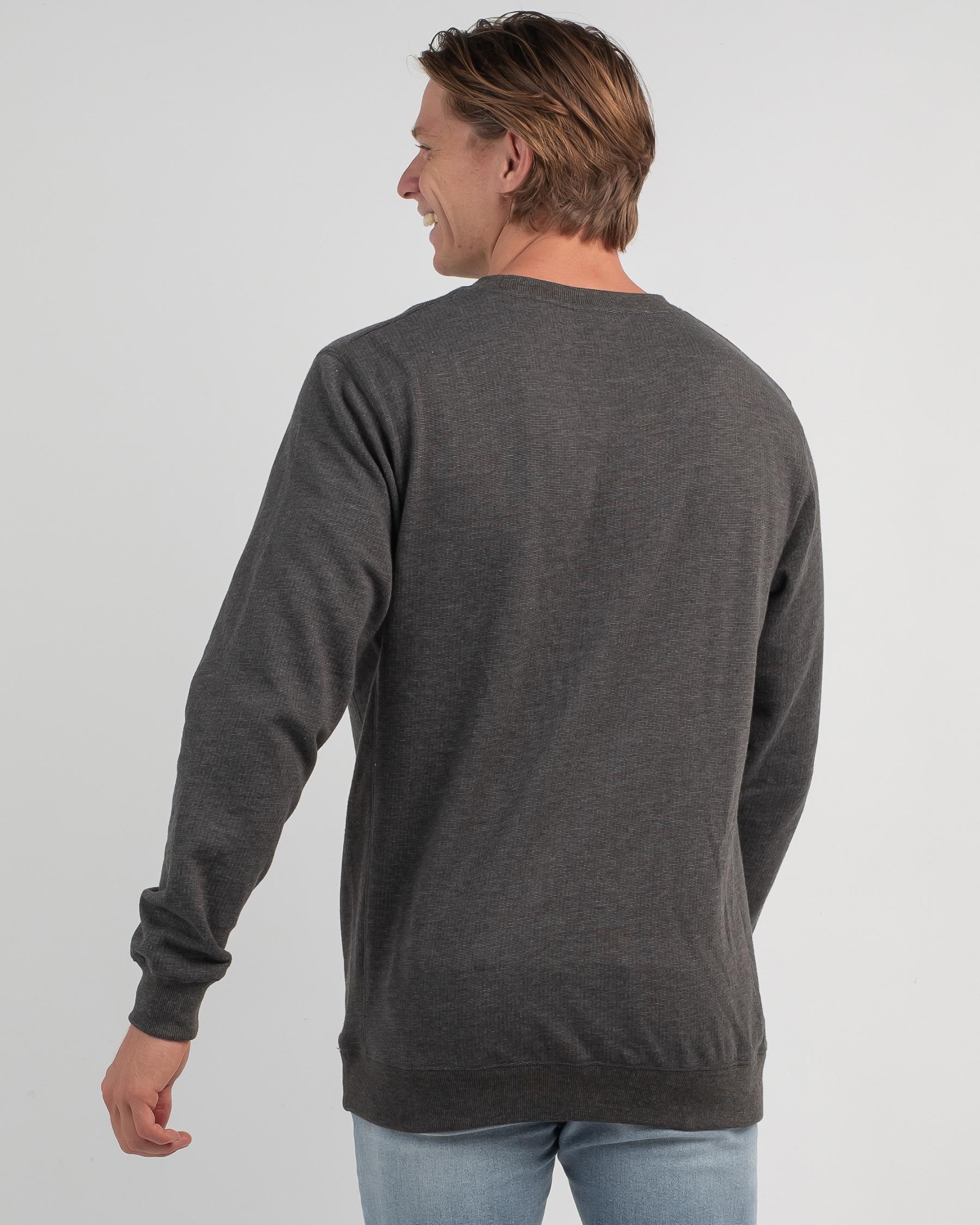 Shop Rip Curl Core Crew Sweatshirt In Grey Marle - Fast Shipping & Easy ...