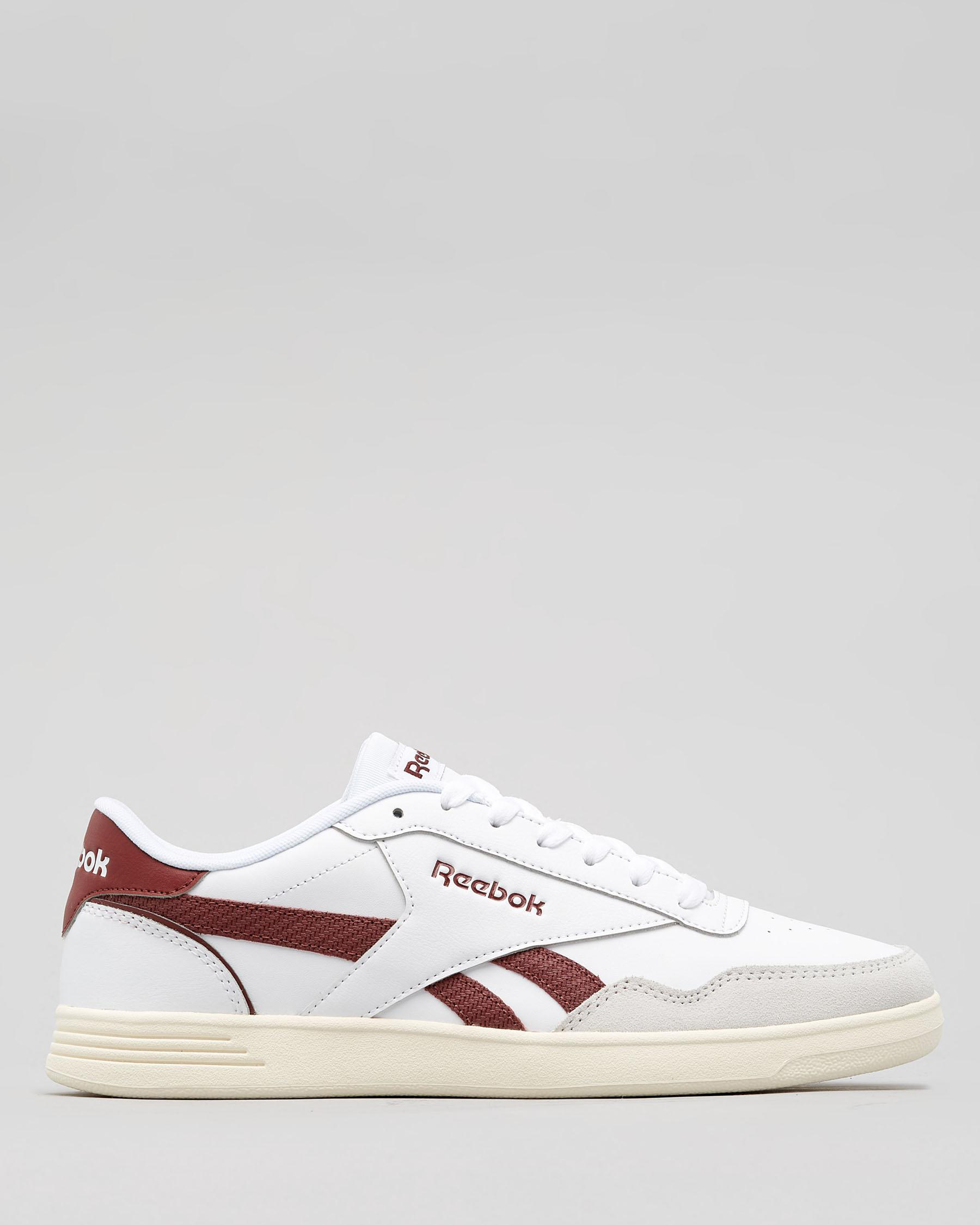 Shop Reebok Royal Techque Shoes In White/true Grey 1/rich Red - Fast ...