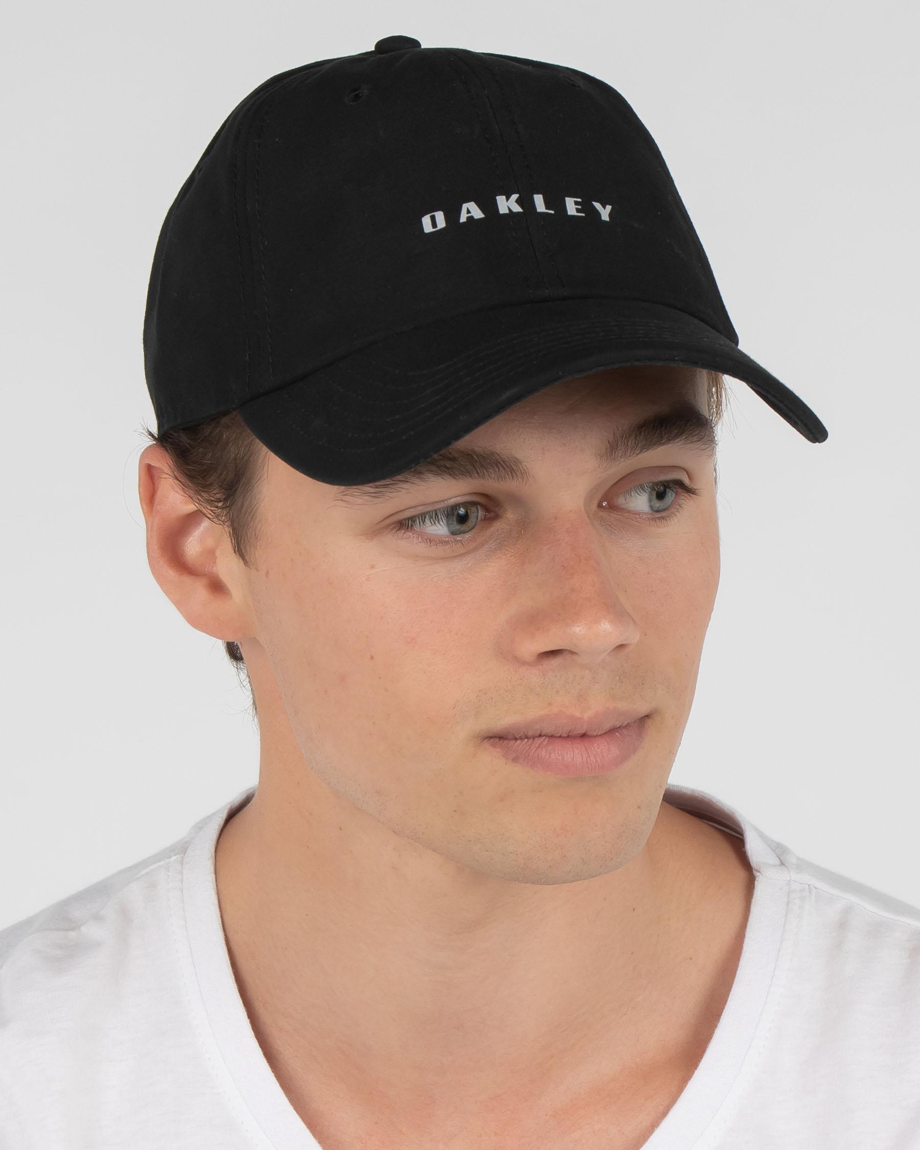 Oakley 6 Panel Reflective Cap In Blackout | City Beach Australia