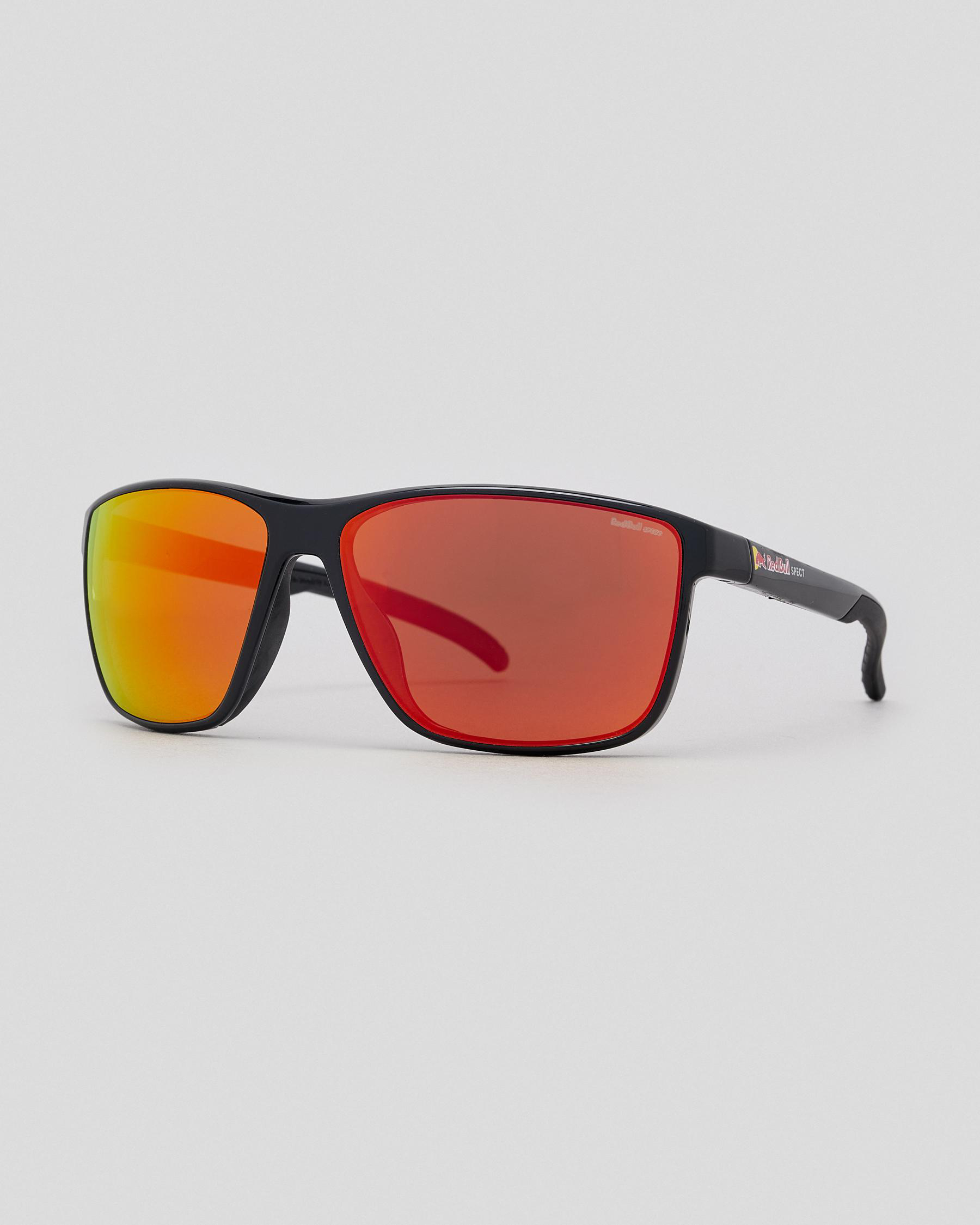 Shop Red Bull Eyewear Drift Polarized Sunglasses In Shiny Black/black ...