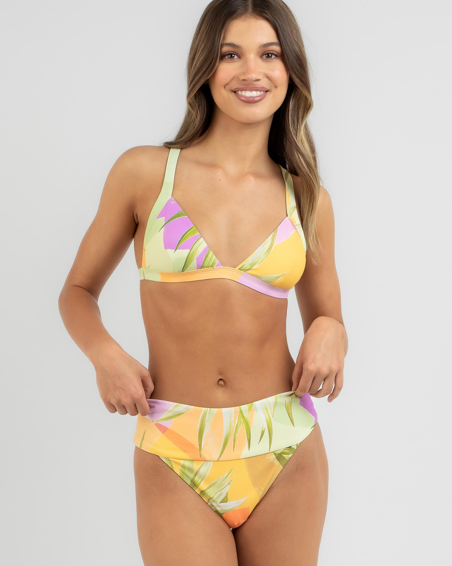 Rip Curl Montego Bay High Waisted Bikini Bottom In Multico Free Shipping And Easy Returns 2527