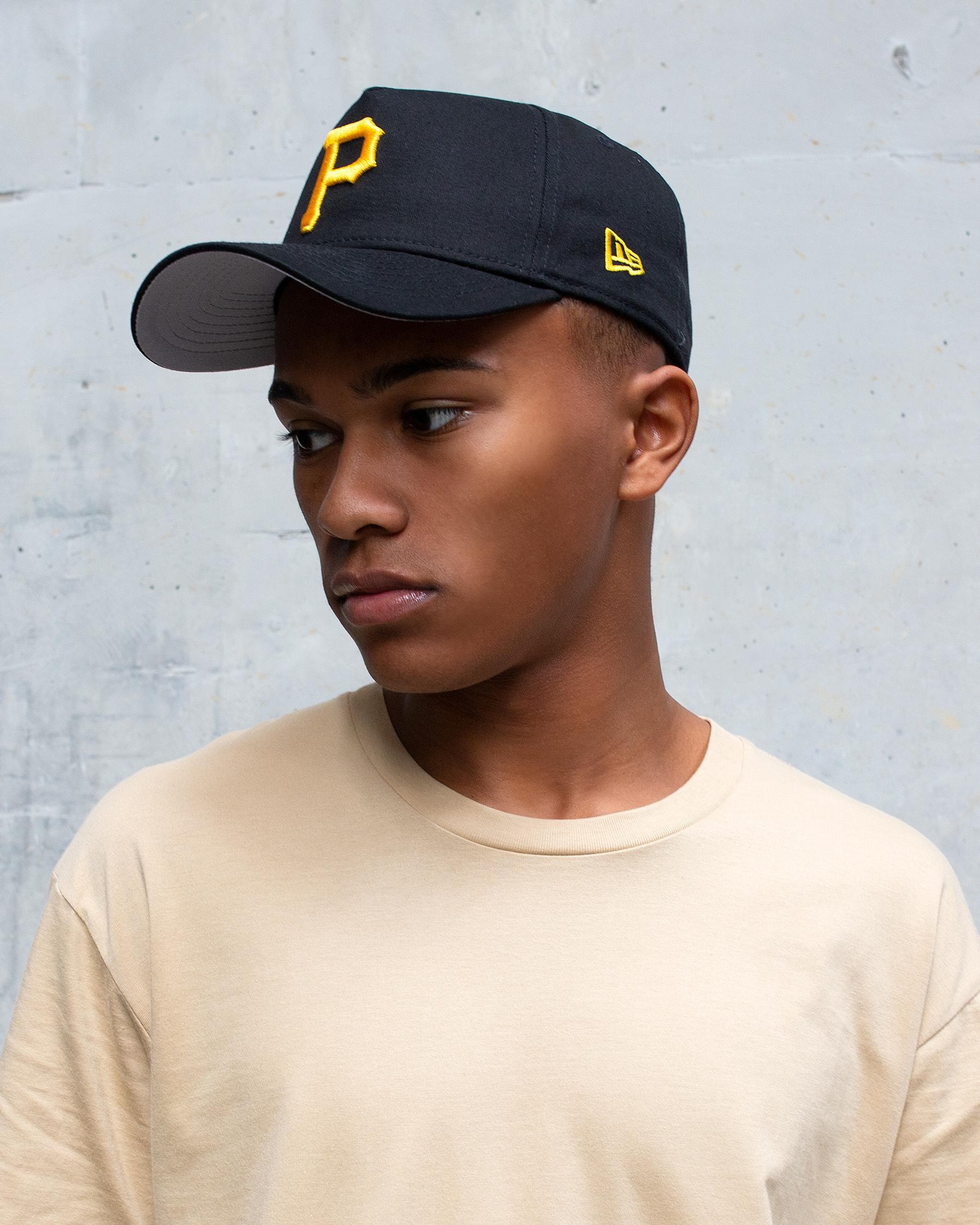 Shop New Era 9forty Aframe PIT Cap In Black/yellow - Fast Shipping ...