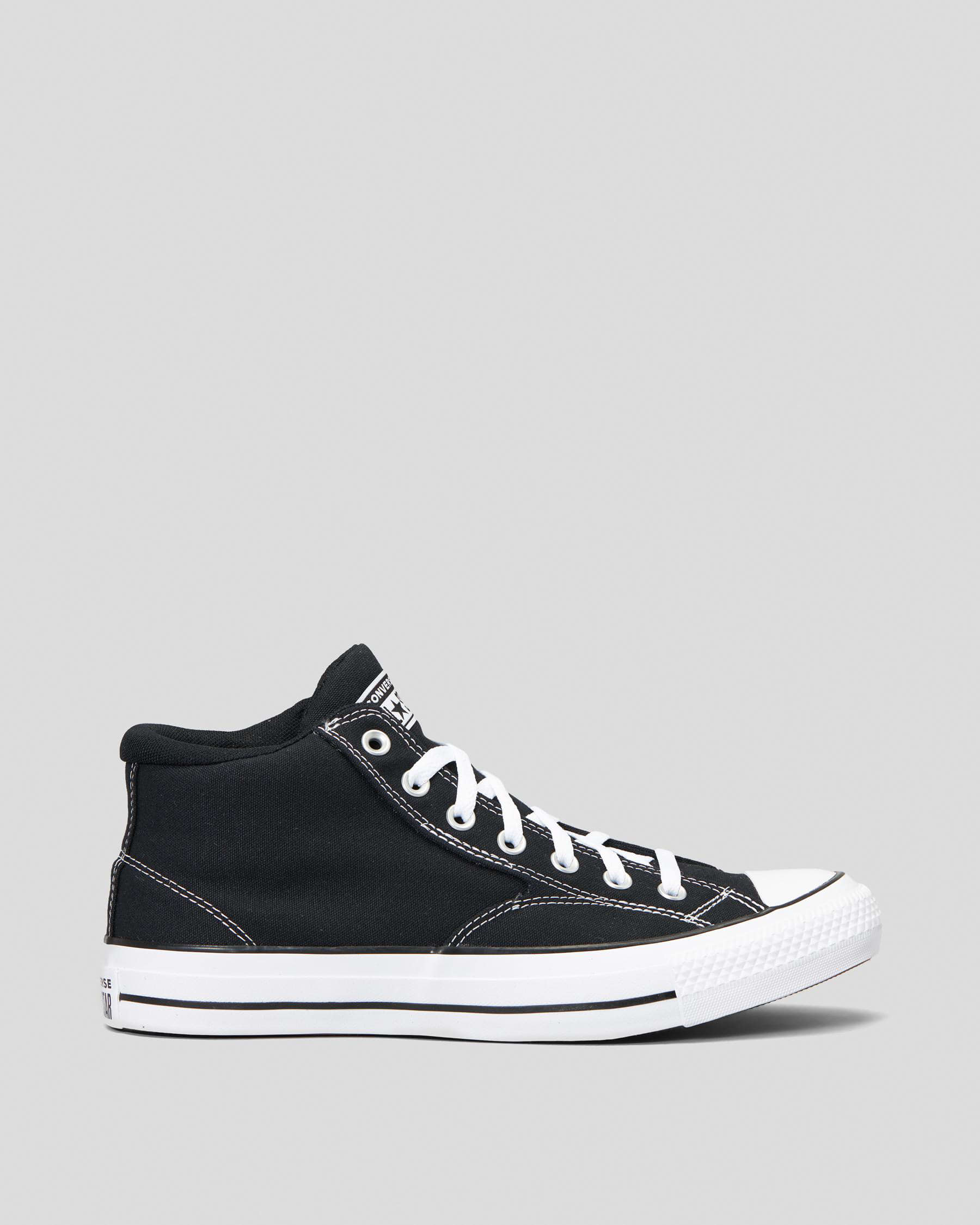 Shop Converse Chuck Taylor Malden Street Mid Shoes In Black/white/black ...