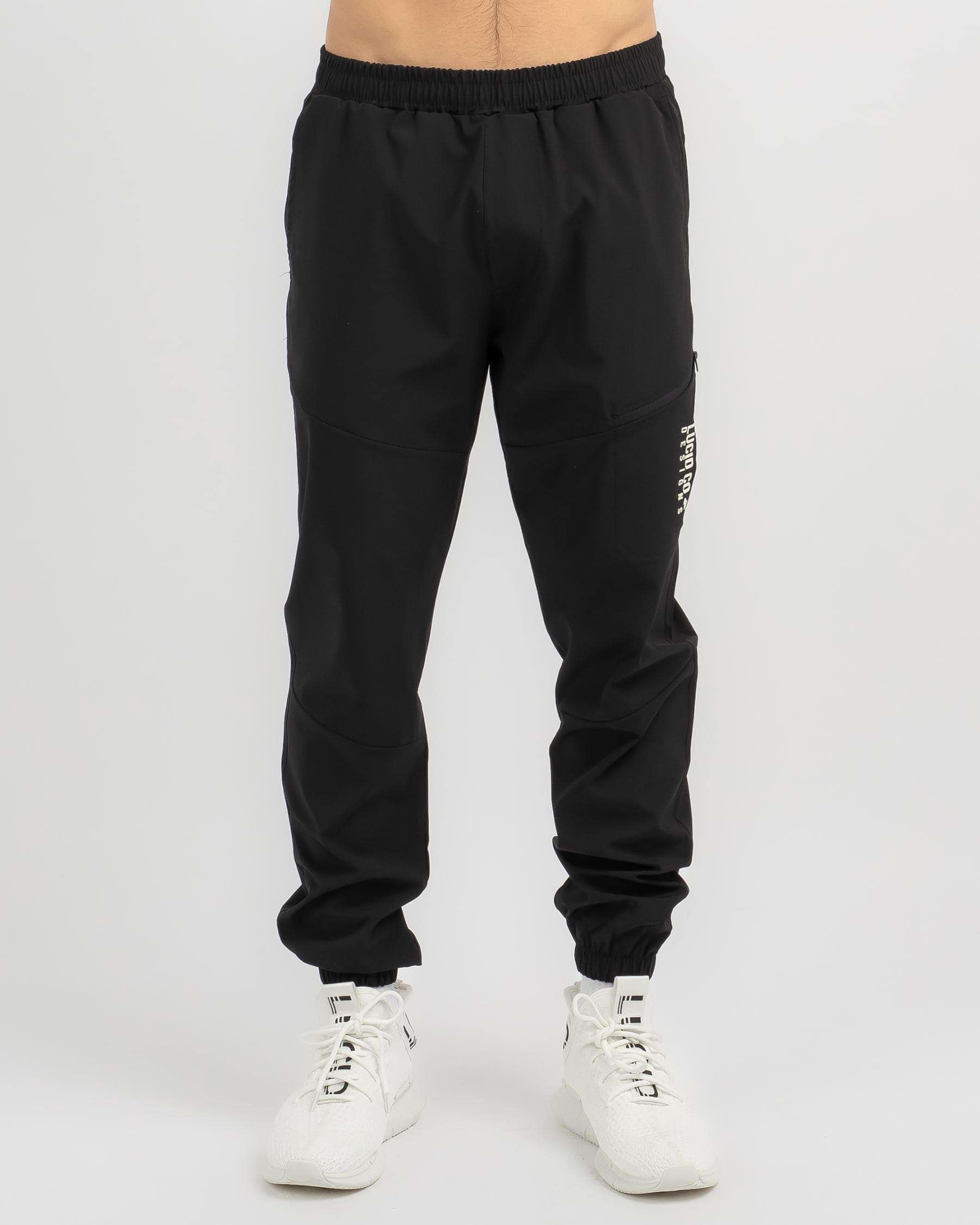 Shop Lucid Contour Trackpants In Black - Fast Shipping & Easy Returns ...