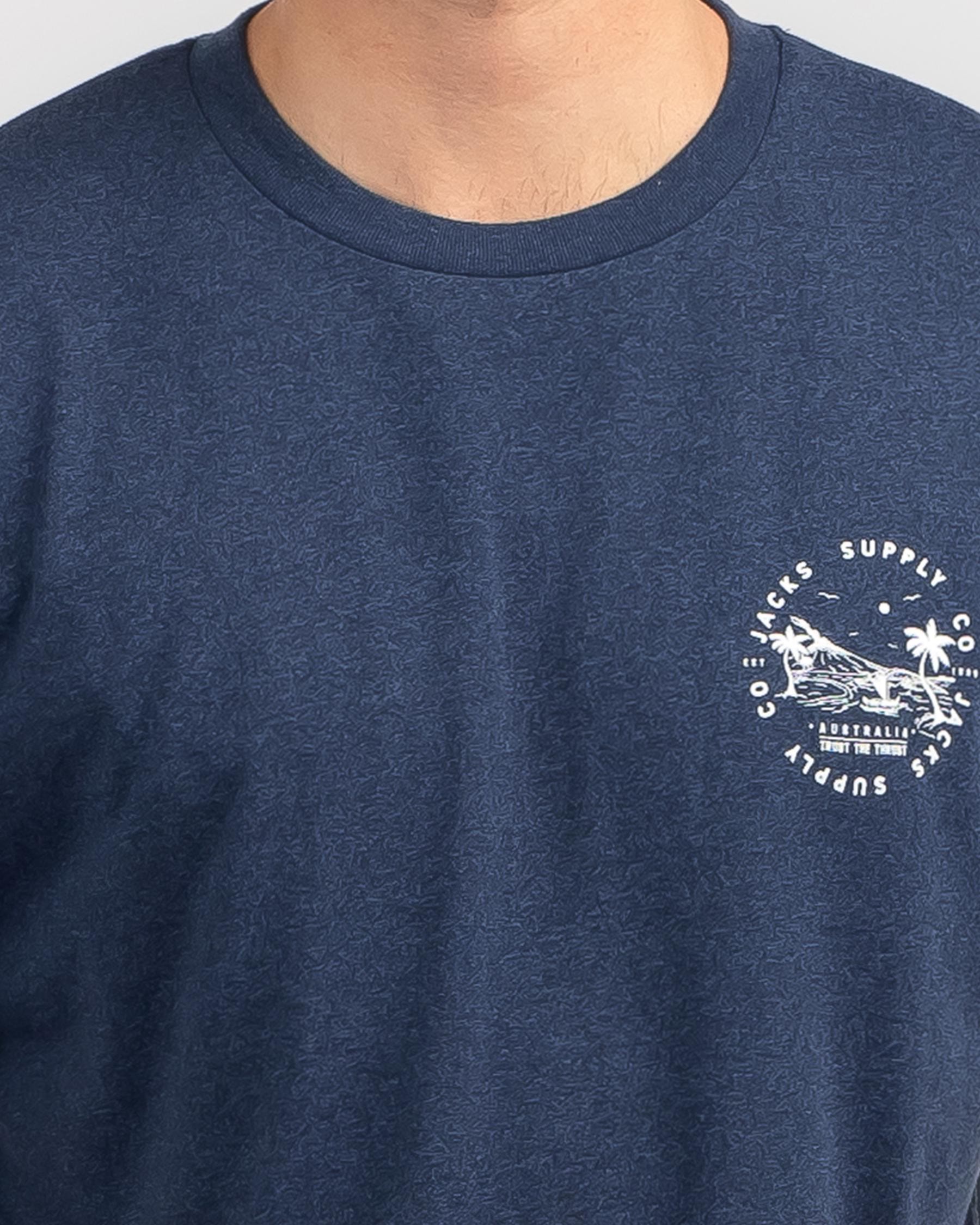 Jacks Reclined T-Shirt In Navy - Fast Shipping & Easy Returns - City ...