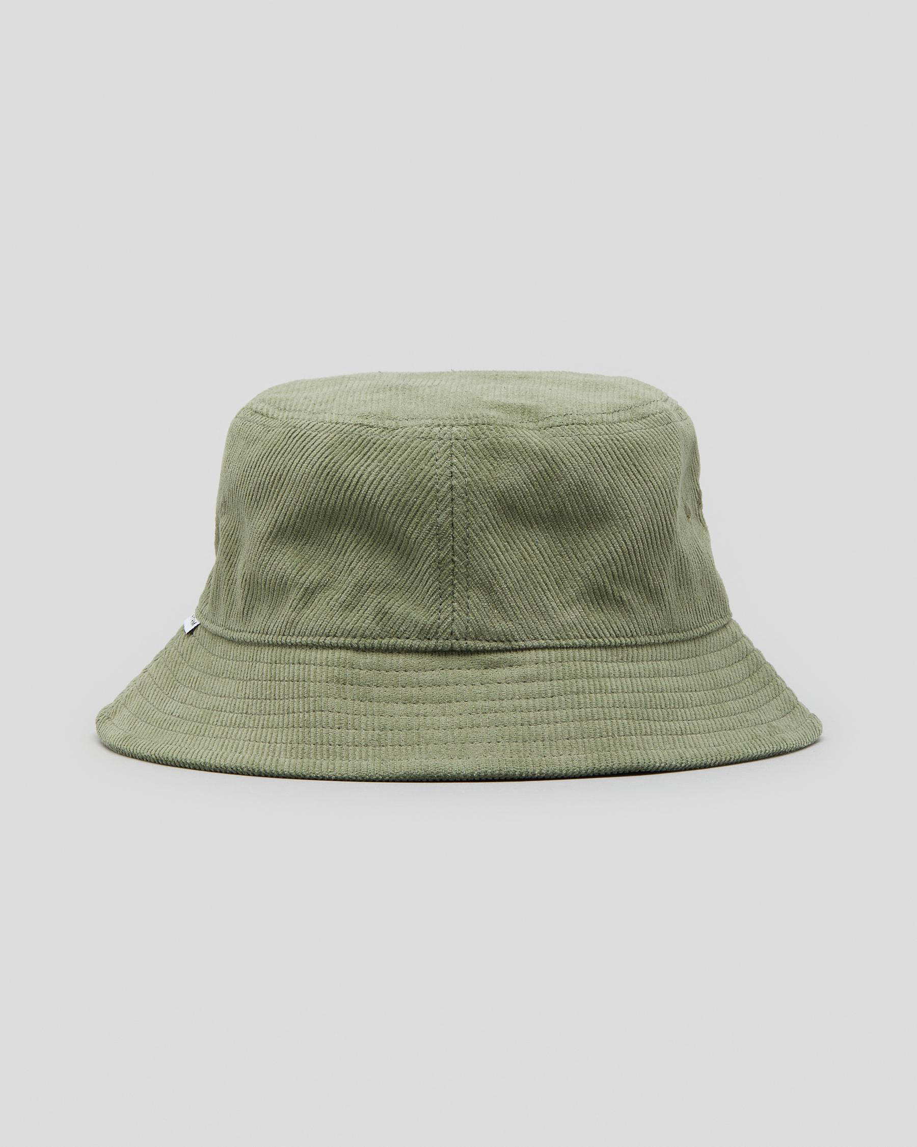 Shop Rhythm Cord Bucket Hat In Olive - Fast Shipping & Easy Returns ...