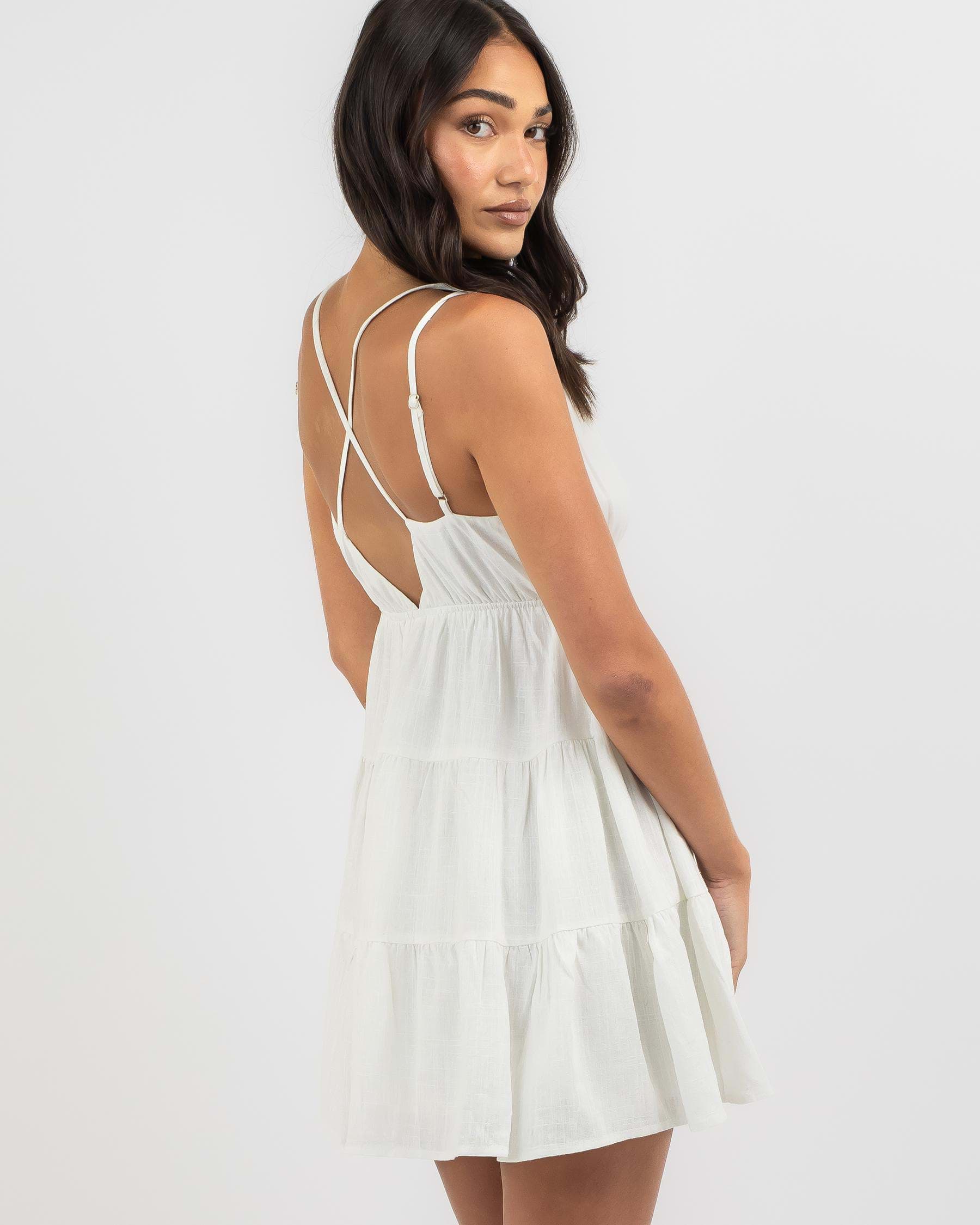 Shop Alive Girl Bailee Dress In White - Fast Shipping & Easy Returns ...
