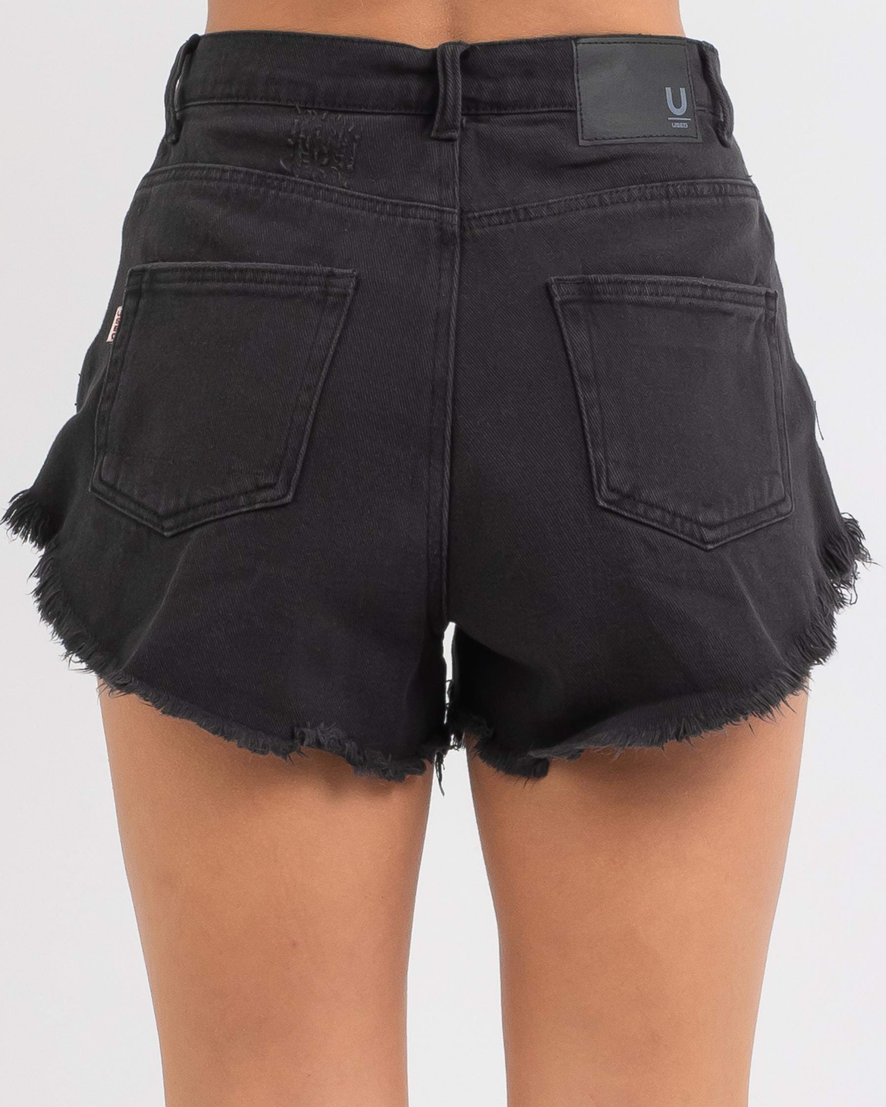 Shop Used Portland Shorts In Washed Black - Fast Shipping & Easy ...