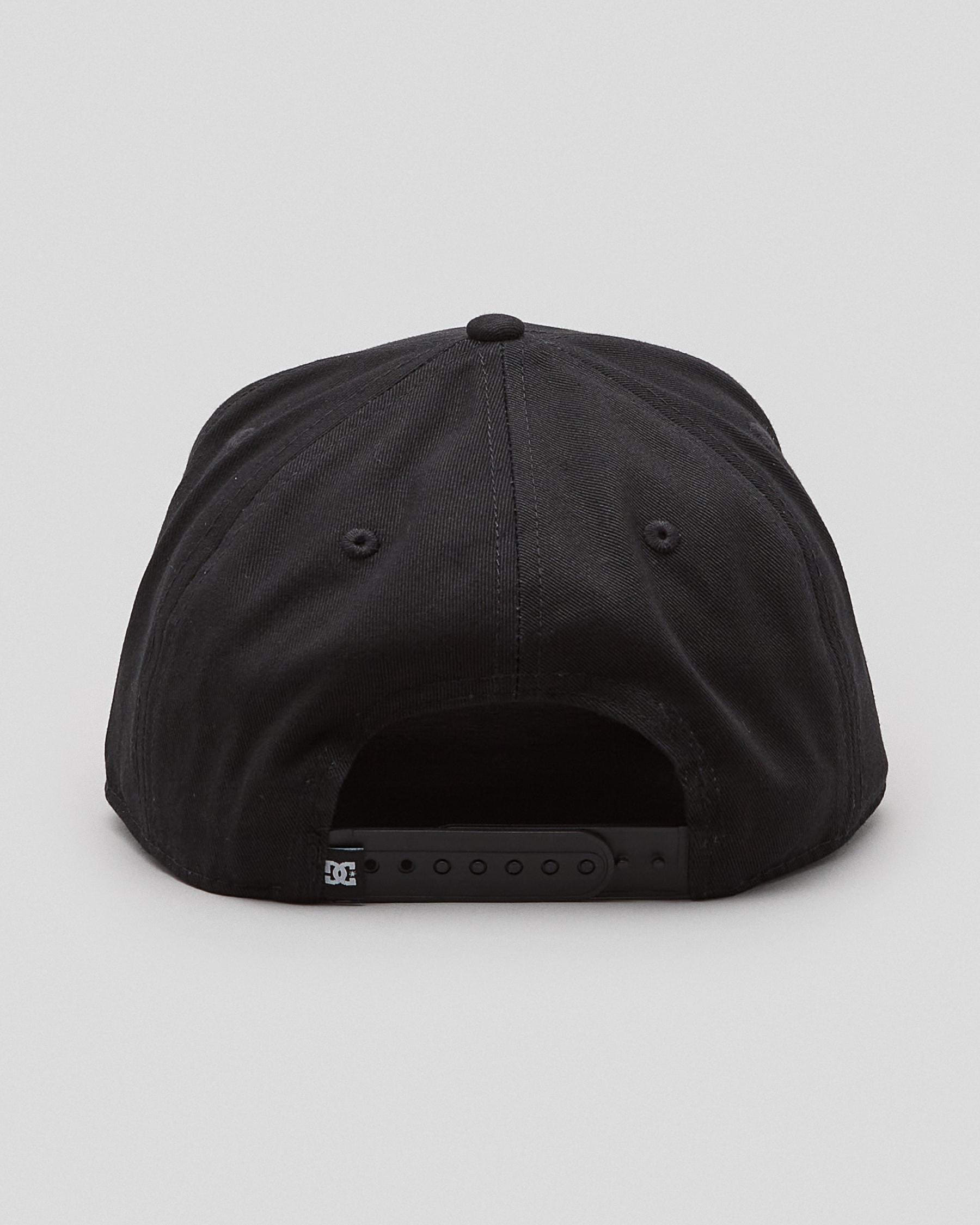 DC Shoes Boys' Strikers Snapback Cap In Black - Fast Shipping & Easy ...