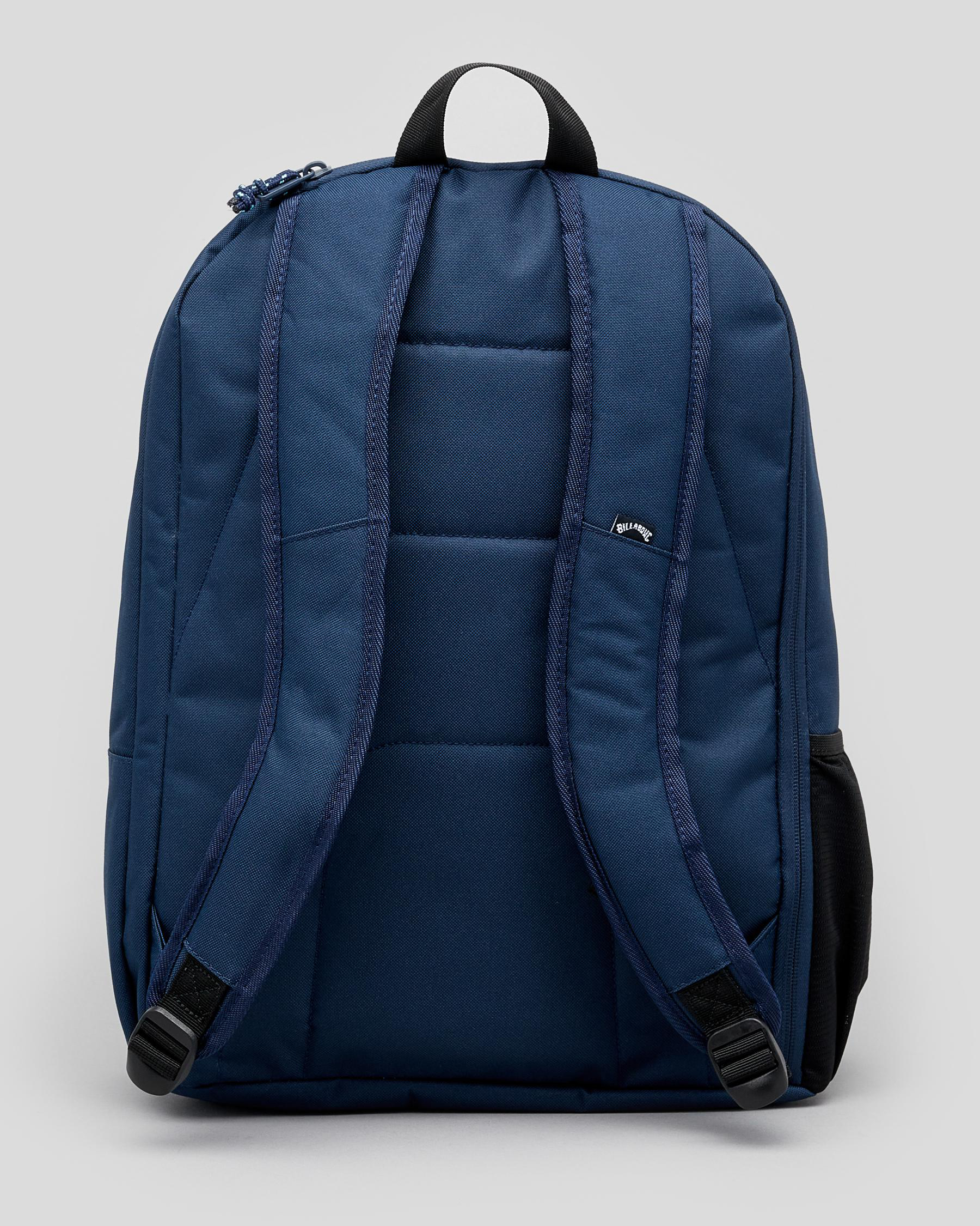 Shop Billabong Juggernaught Backpack In Deep Blue - Fast Shipping ...