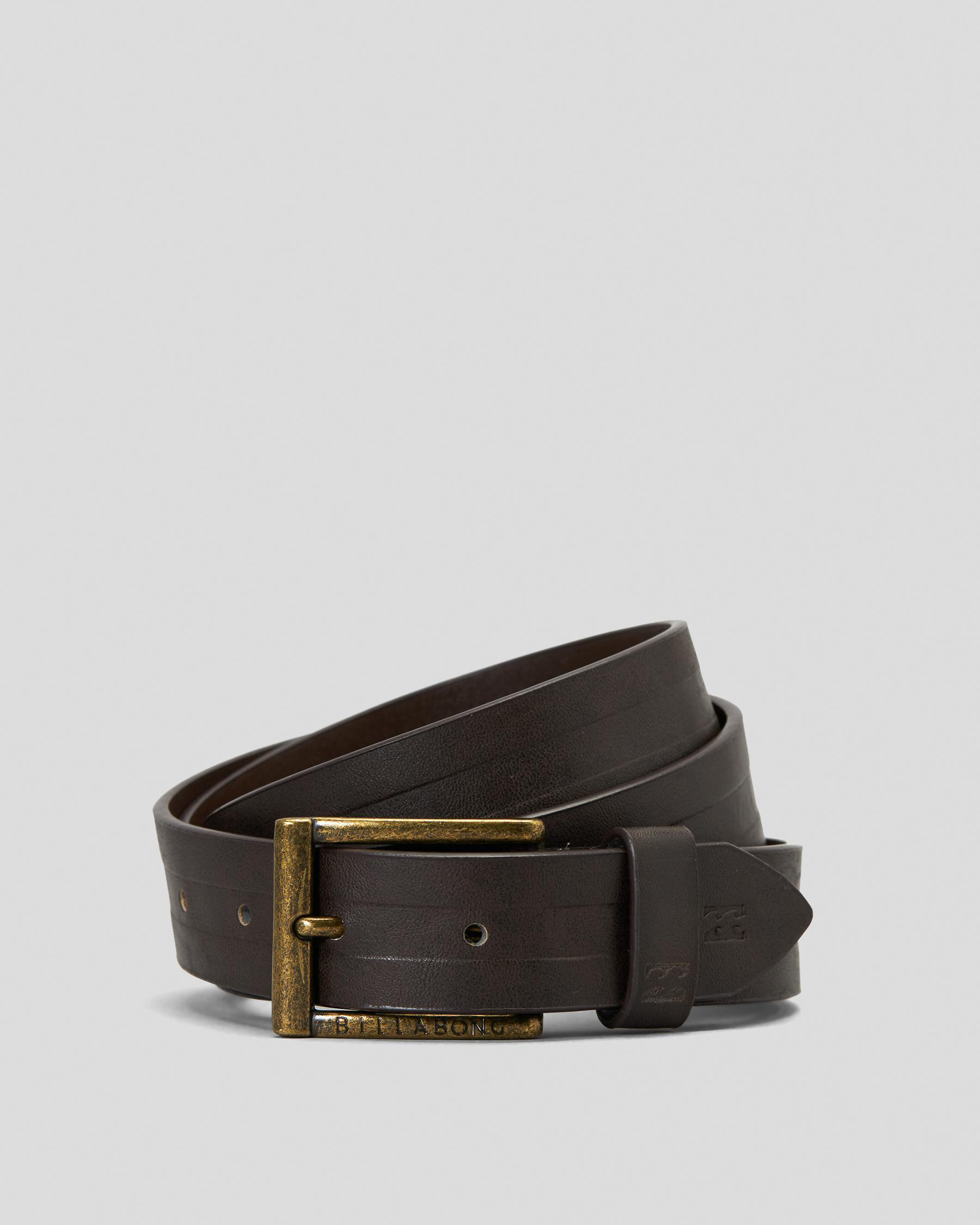 Shop Billabong Barrel Belt In Java Grain - Fast Shipping & Easy Returns ...