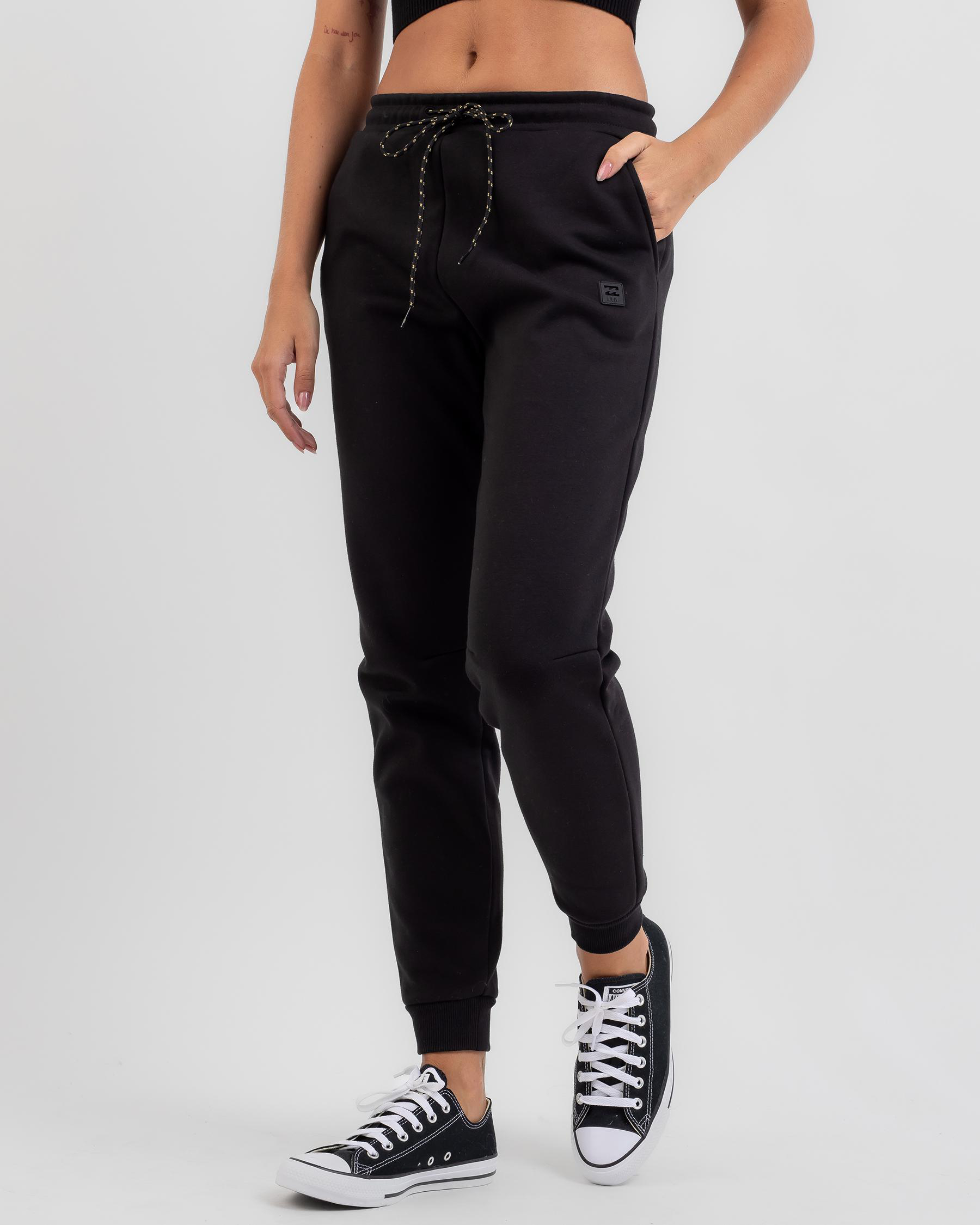 Shop Billabong Breton Tech Track Pants In Black - Fast Shipping & Easy ...