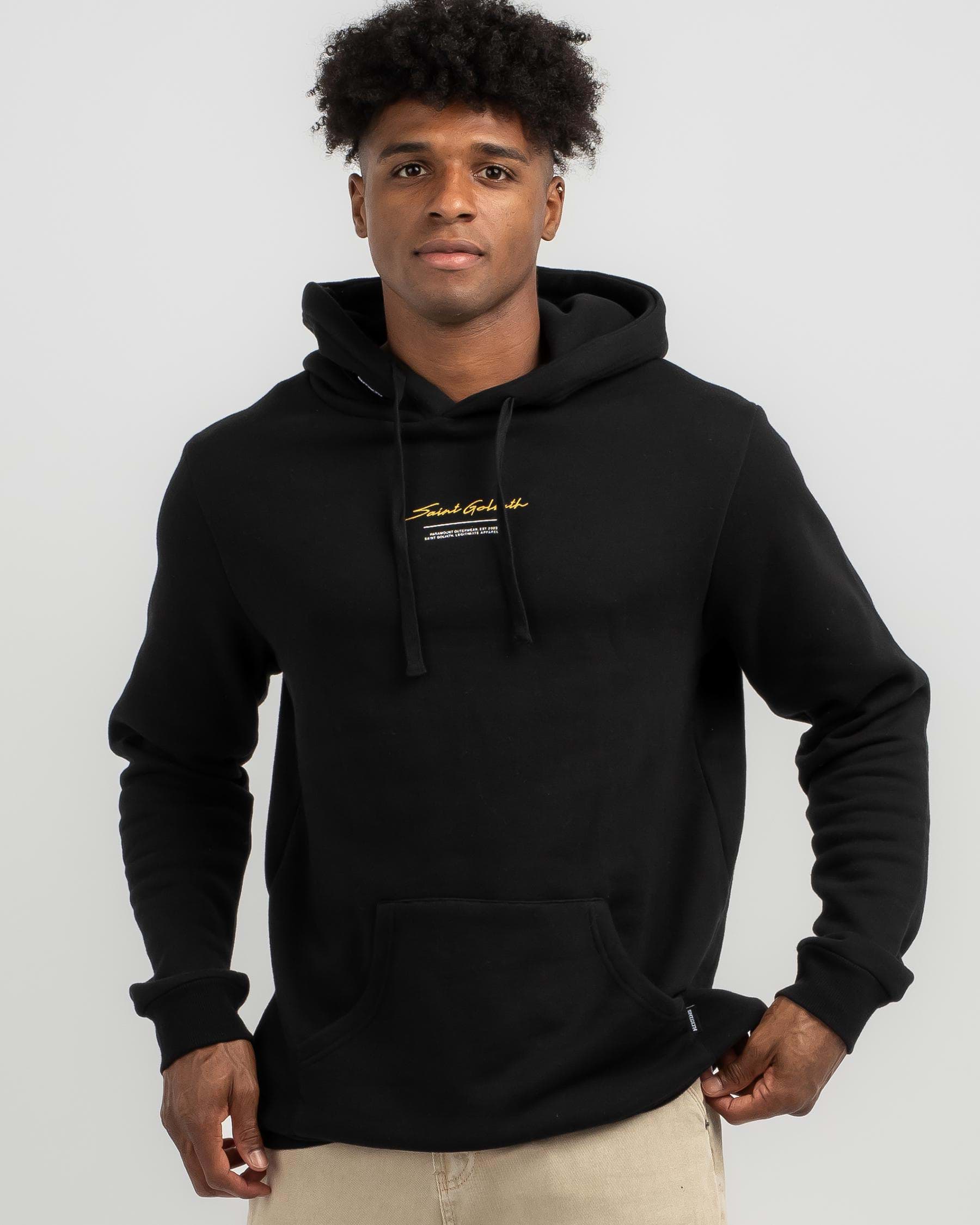 Shop St. Goliath Escape Hoodie In Washed Black - Fast Shipping & Easy ...