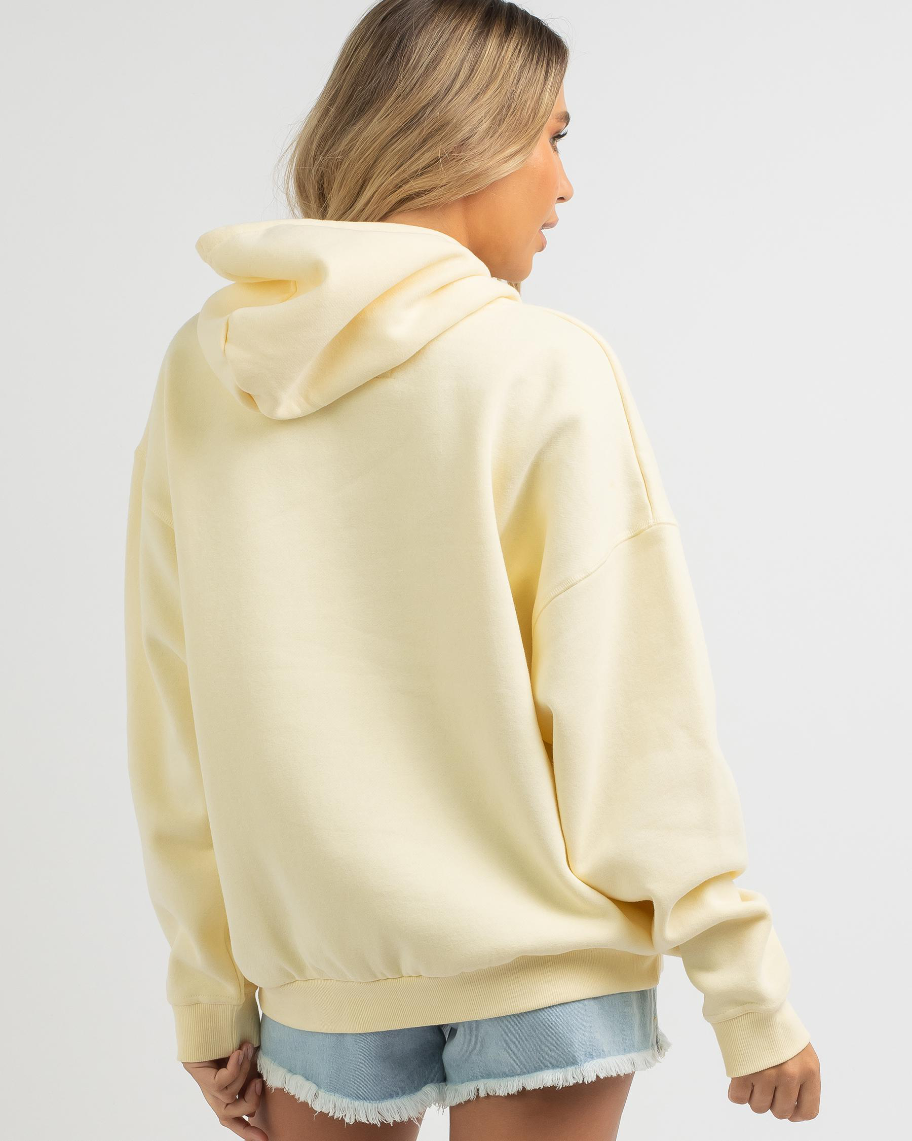Rip Curl Varsity Hoodie In Pale Yellow - FREE* Shipping & Easy Returns ...