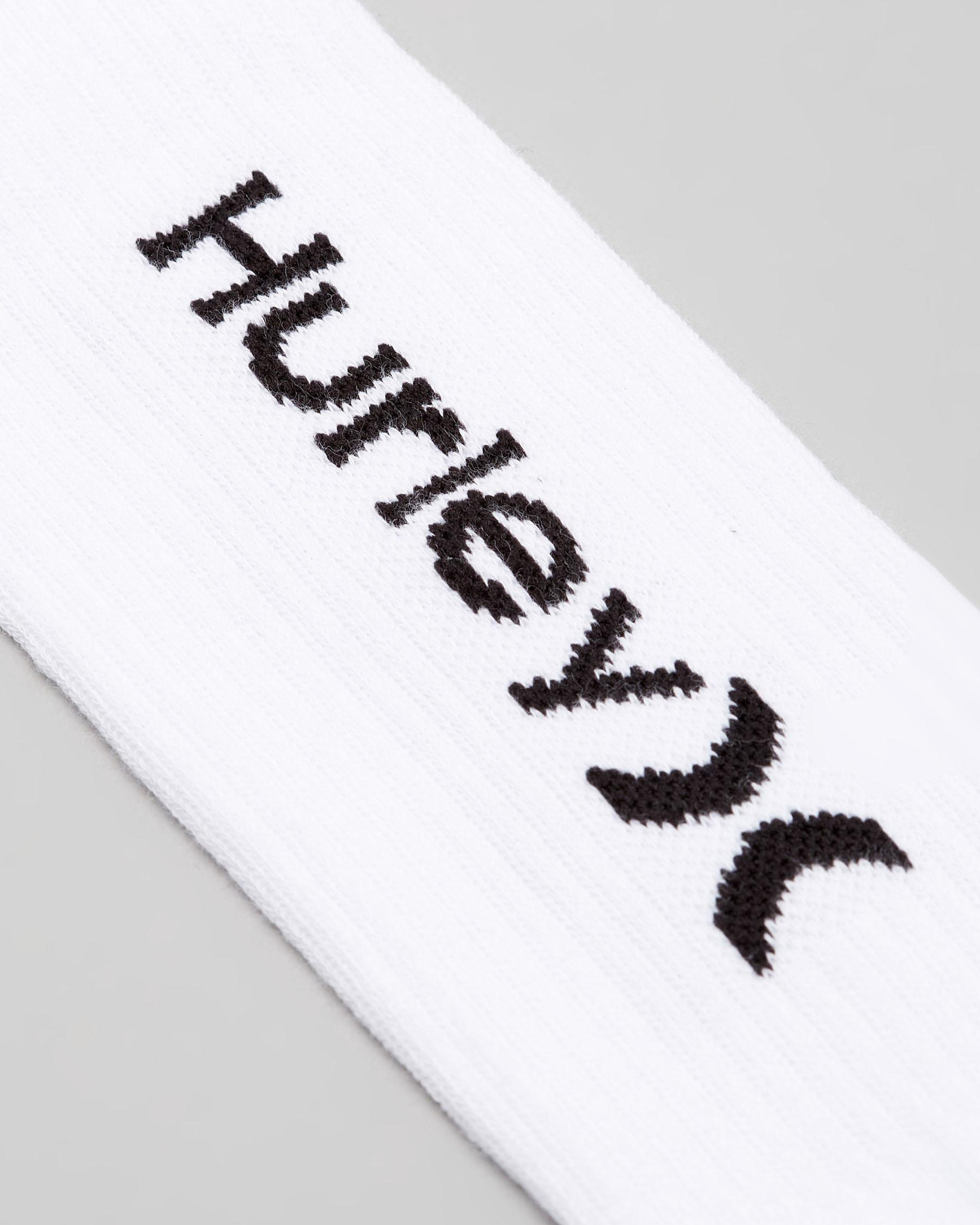 Shop Hurley Womens One And Only Sock Pack In White - Fast Shipping ...