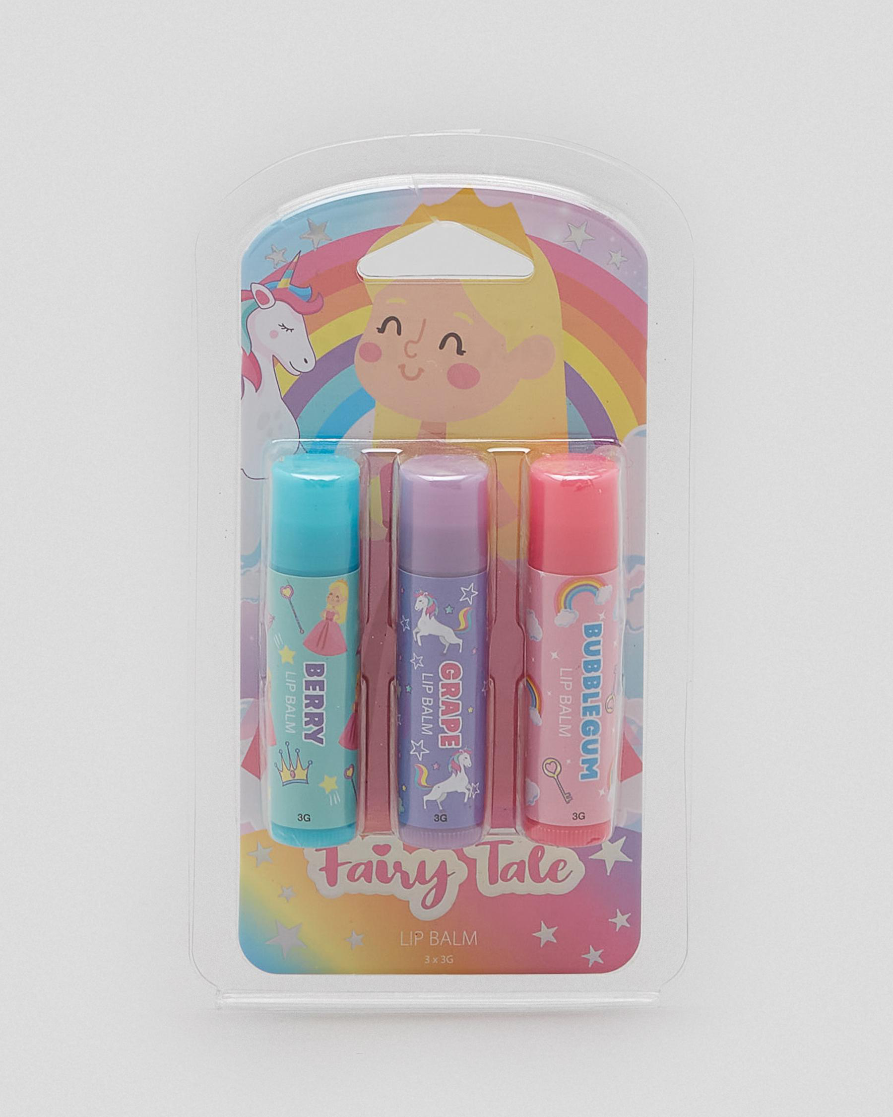 Shop Get It Now Fairytale Lip Balm 3 Pack In Multi - Fast Shipping ...