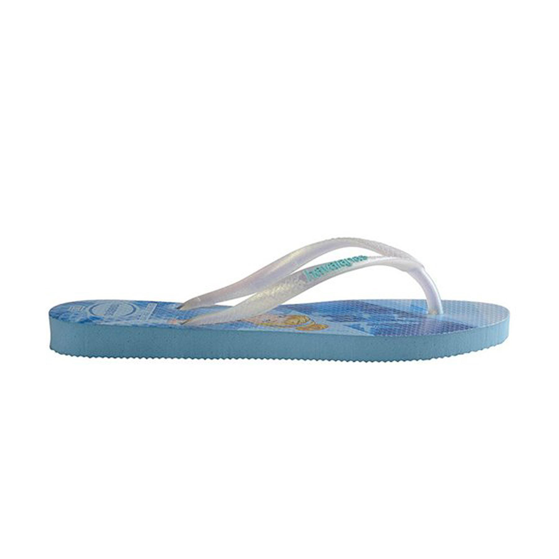 Havaianas Kids' Disney Cinderella Slim Thongs In Blue Splash - Fast ...