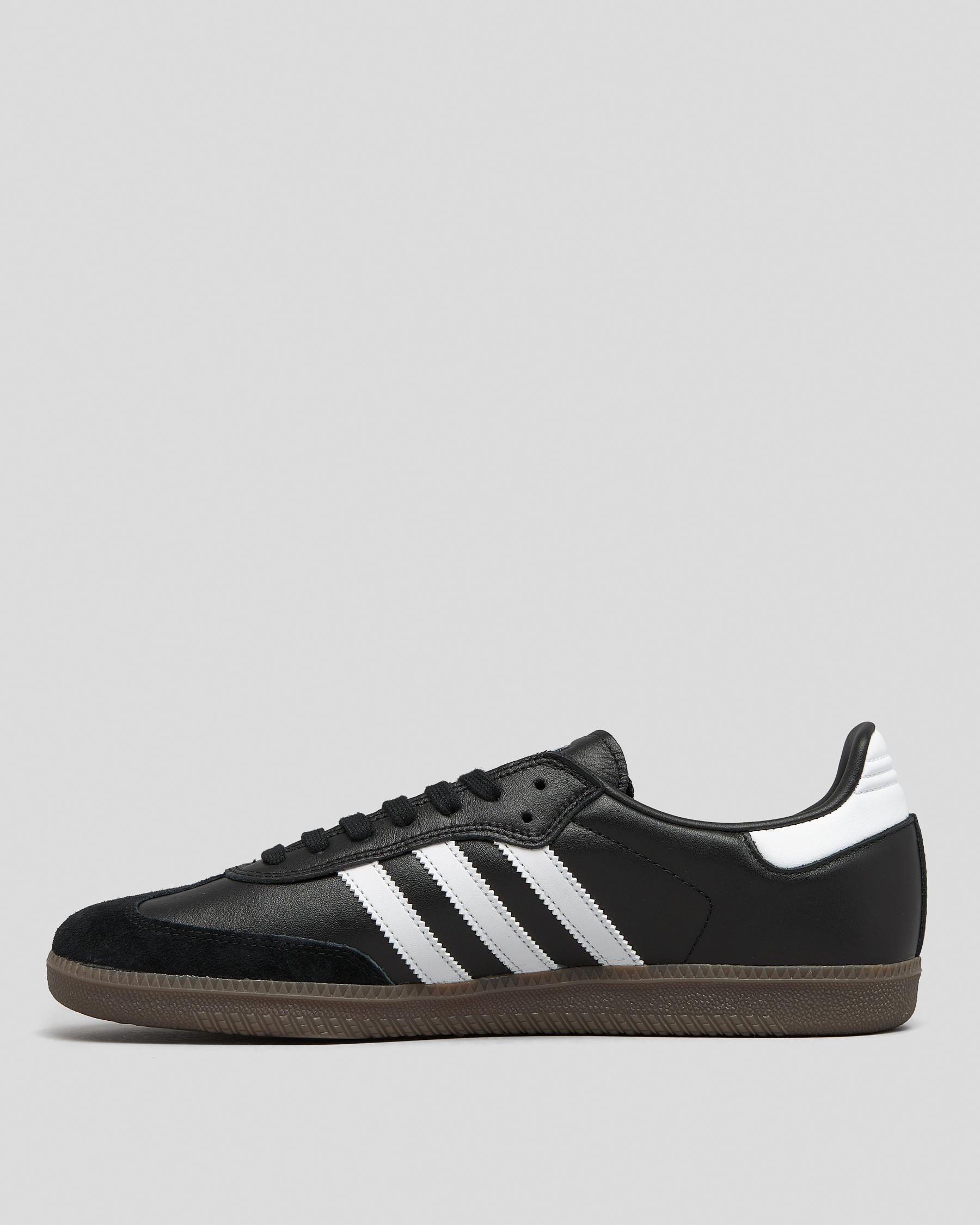 Shop adidas Samba Adv Shoes In Core Black/ftwr White/gold Met - Fast ...