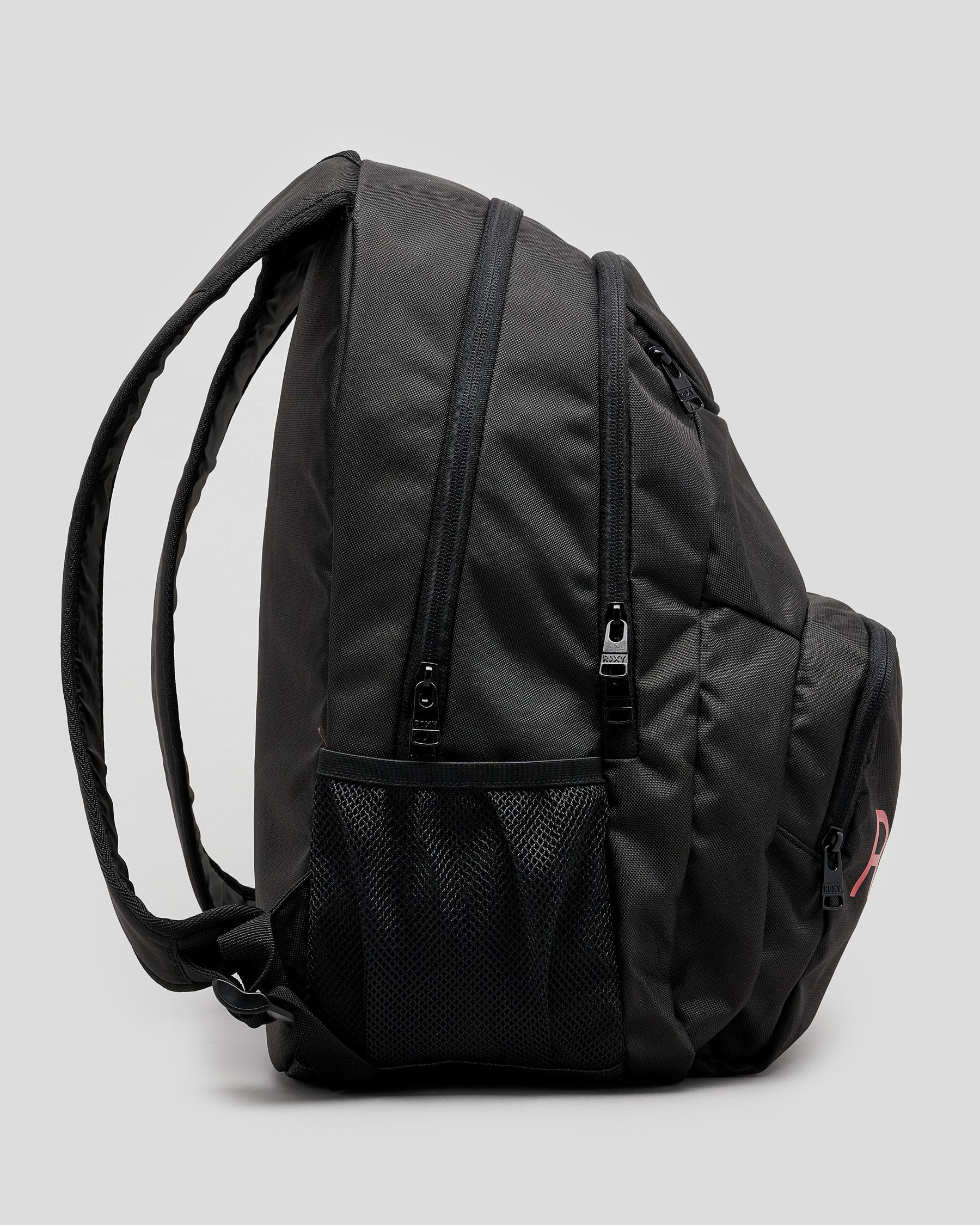 Shop Roxy Shadow Swell Backpack In Anthracite - Fast Shipping & Easy ...