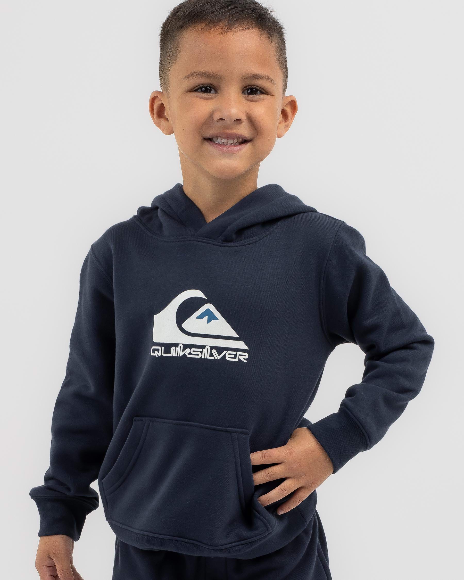 Quiksilver Toddlers' Big Logo Hoodie In Dark Navy - FREE* Shipping ...