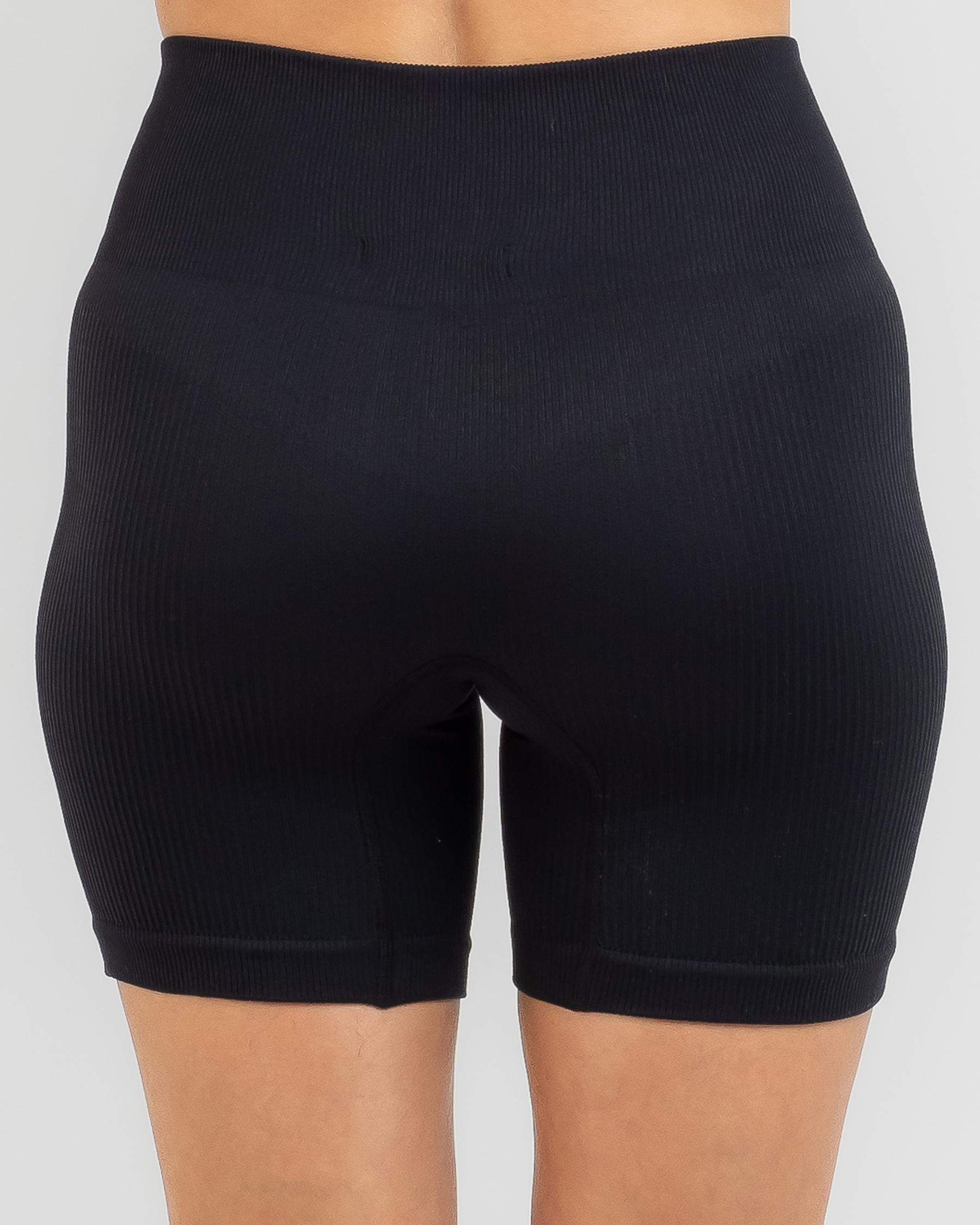 Shop Ava And Ever Hailey Bike Shorts In Black - Fast Shipping & Easy ...