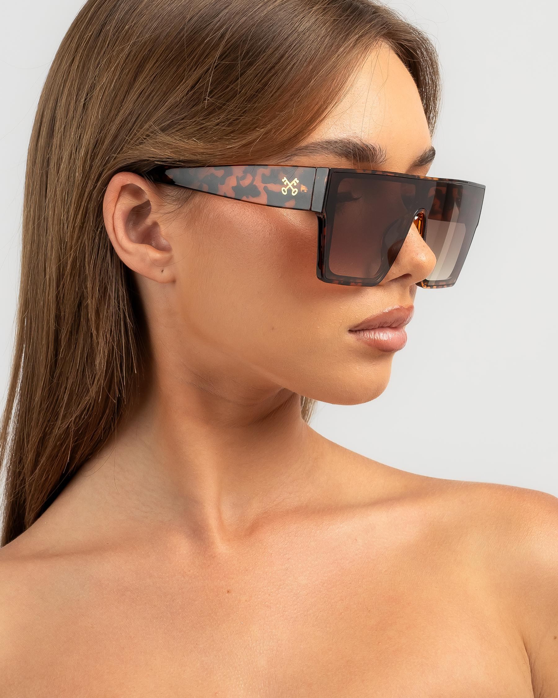 Shop Tuke Eyewear Ibiza Sunglasses In Tort Brown Fast Shipping And Easy