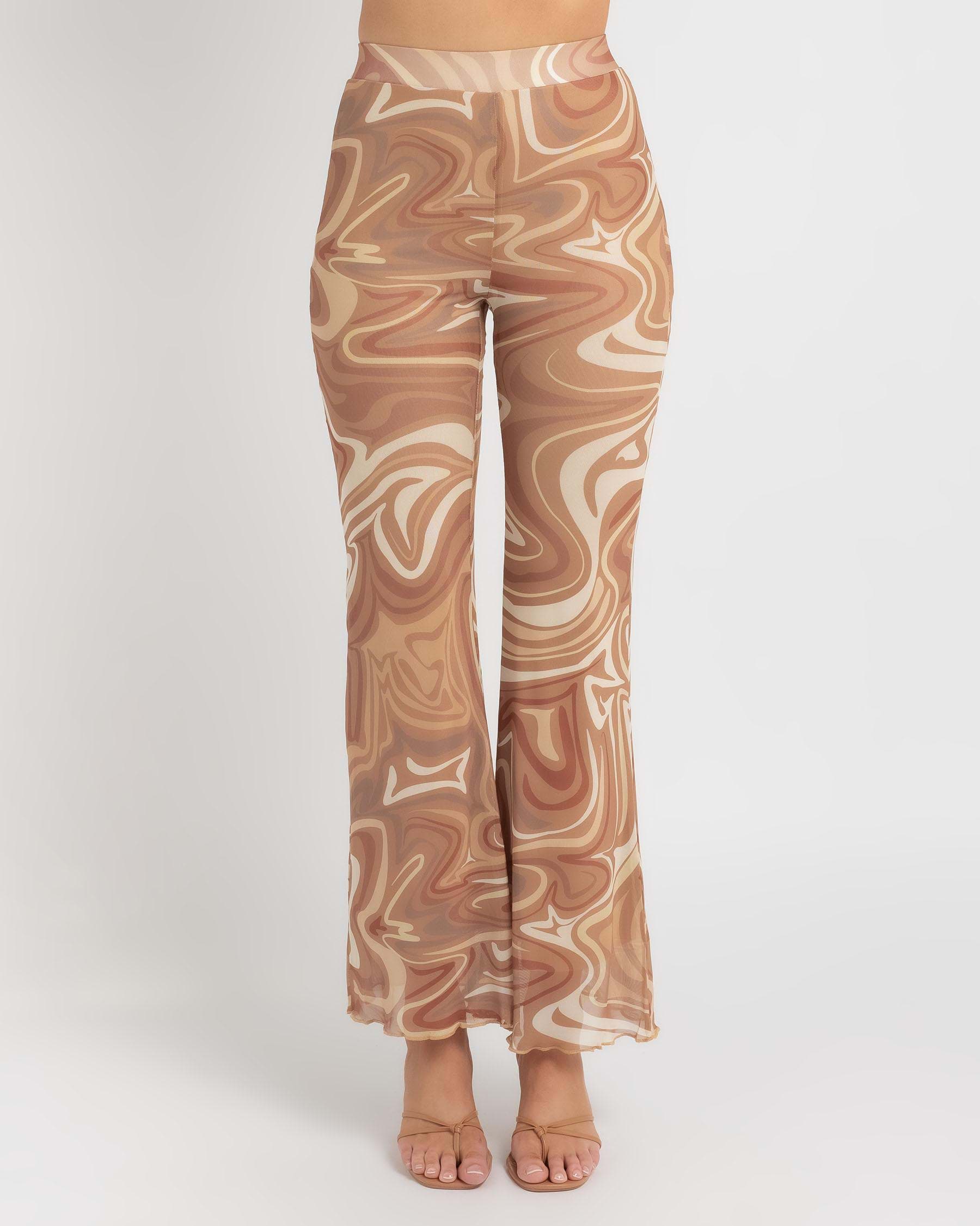 Shop Ava And Ever Paddle Pop Lounge Pants In Latte Swirl - Fast ...