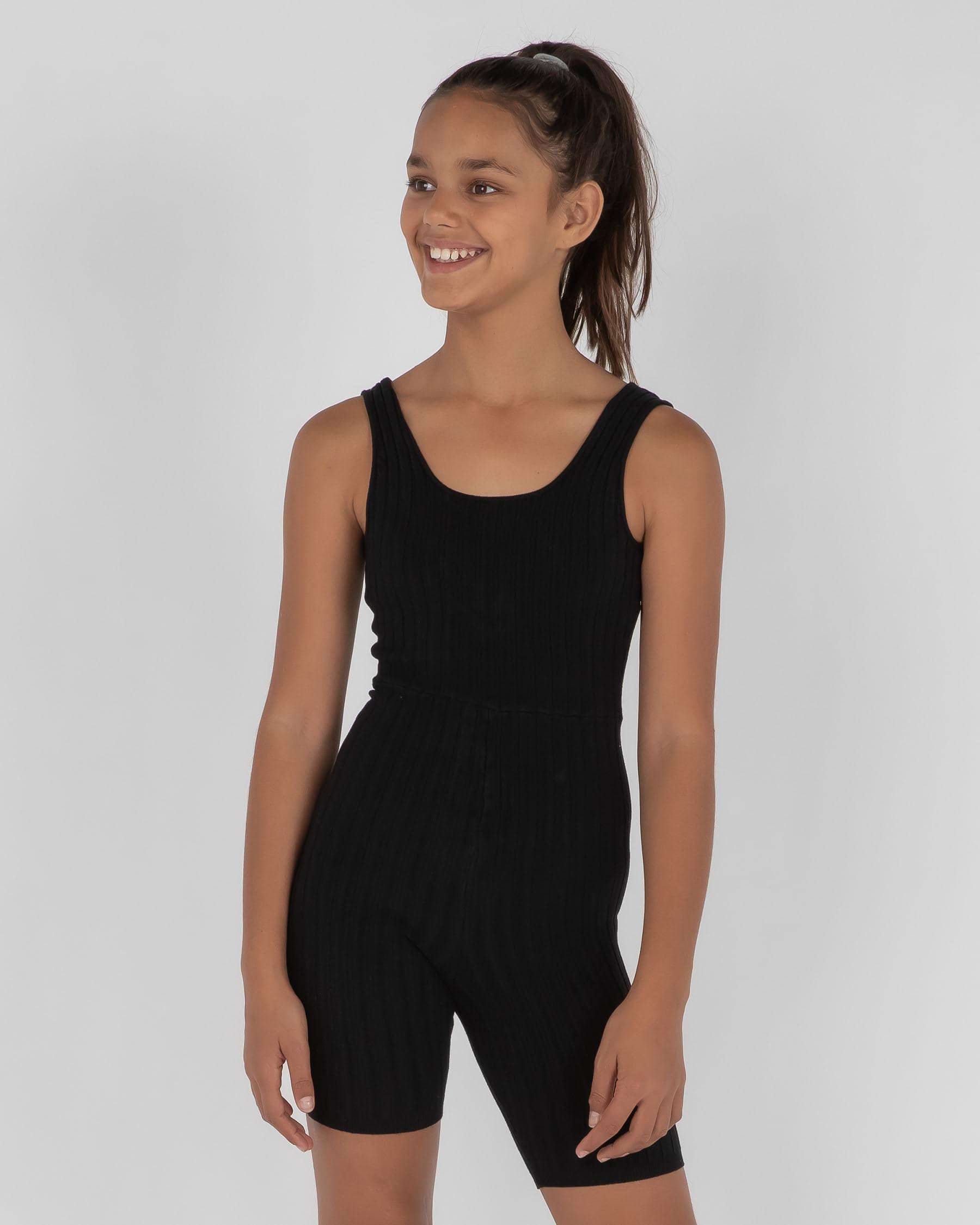 Shop Ava And Ever Girls' Mari Playsuit In Black - Fast Shipping & Easy ...