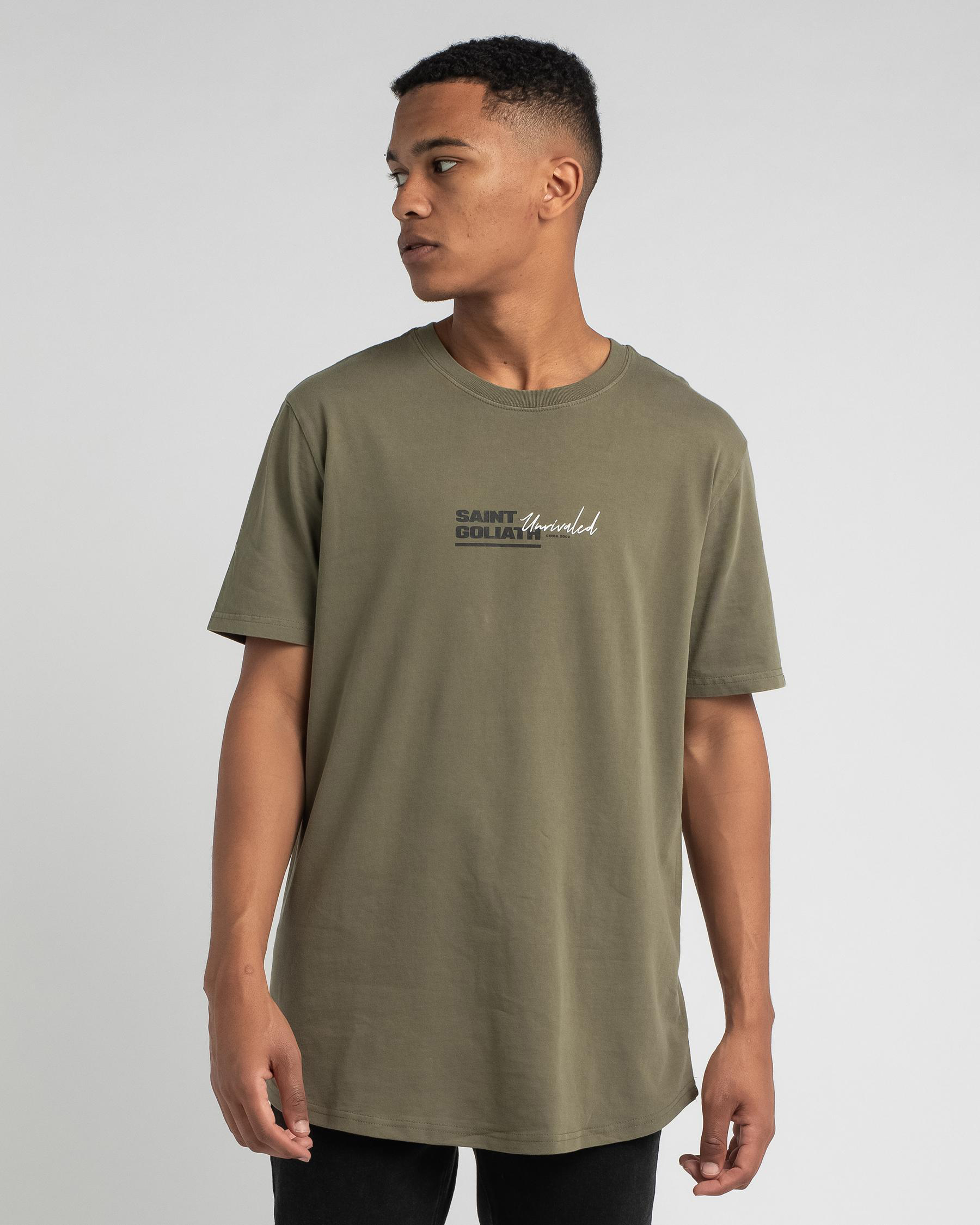 Shop St. Goliath Unrivaled T-Shirt In Khaki - Fast Shipping & Easy ...