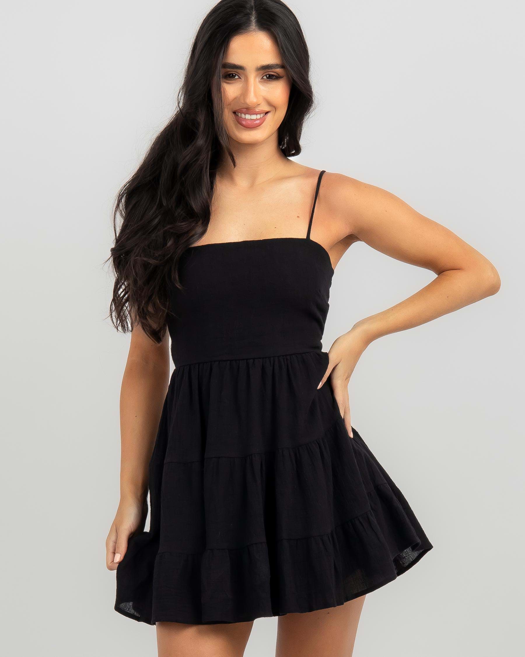 Shop Mooloola Tabetha Dress In Black - Fast Shipping & Easy Returns ...