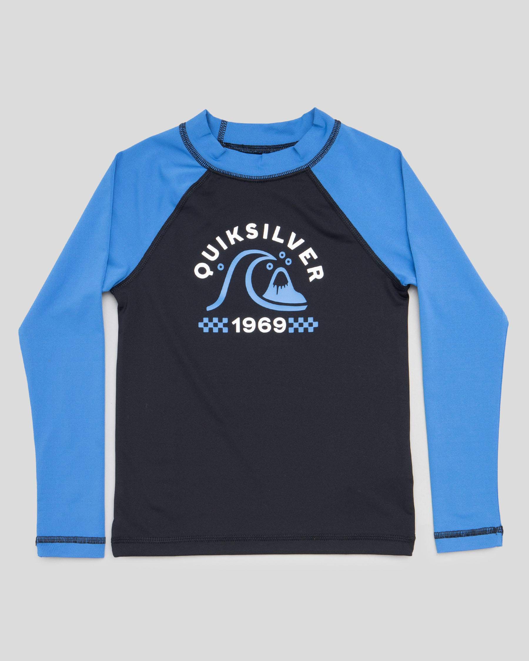 Shop Quiksilver Toddlers' Tropical Bubble Long Sleeve Rash Vest In ...