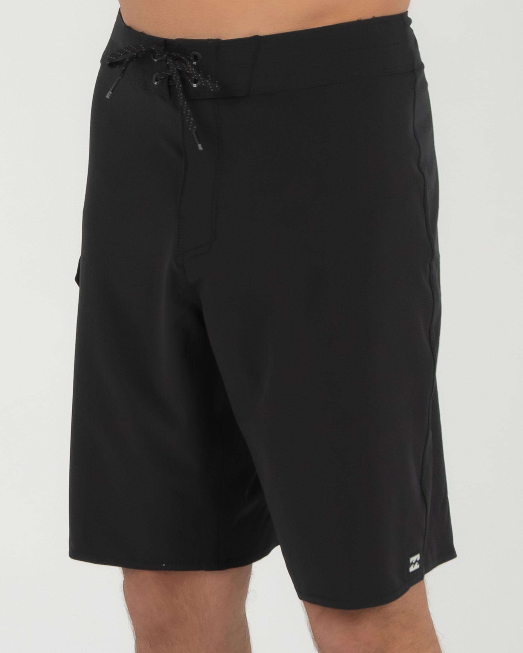 Shop Billabong Mens' All Day Pro Board Shorts In Black - Fast Shipping ...