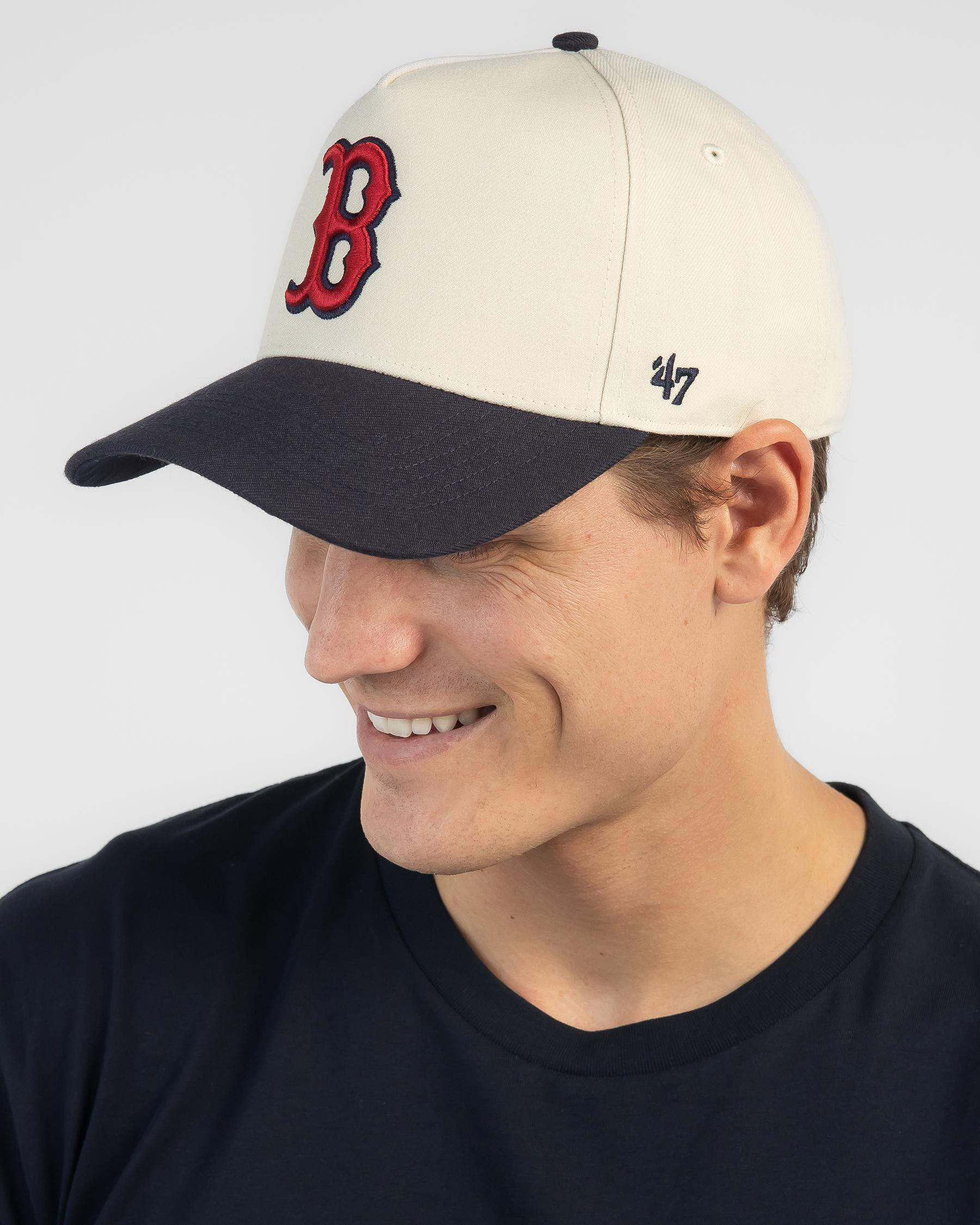 Strapback Boston Red Sox Cap Navy Wool - 47 Brand Reference