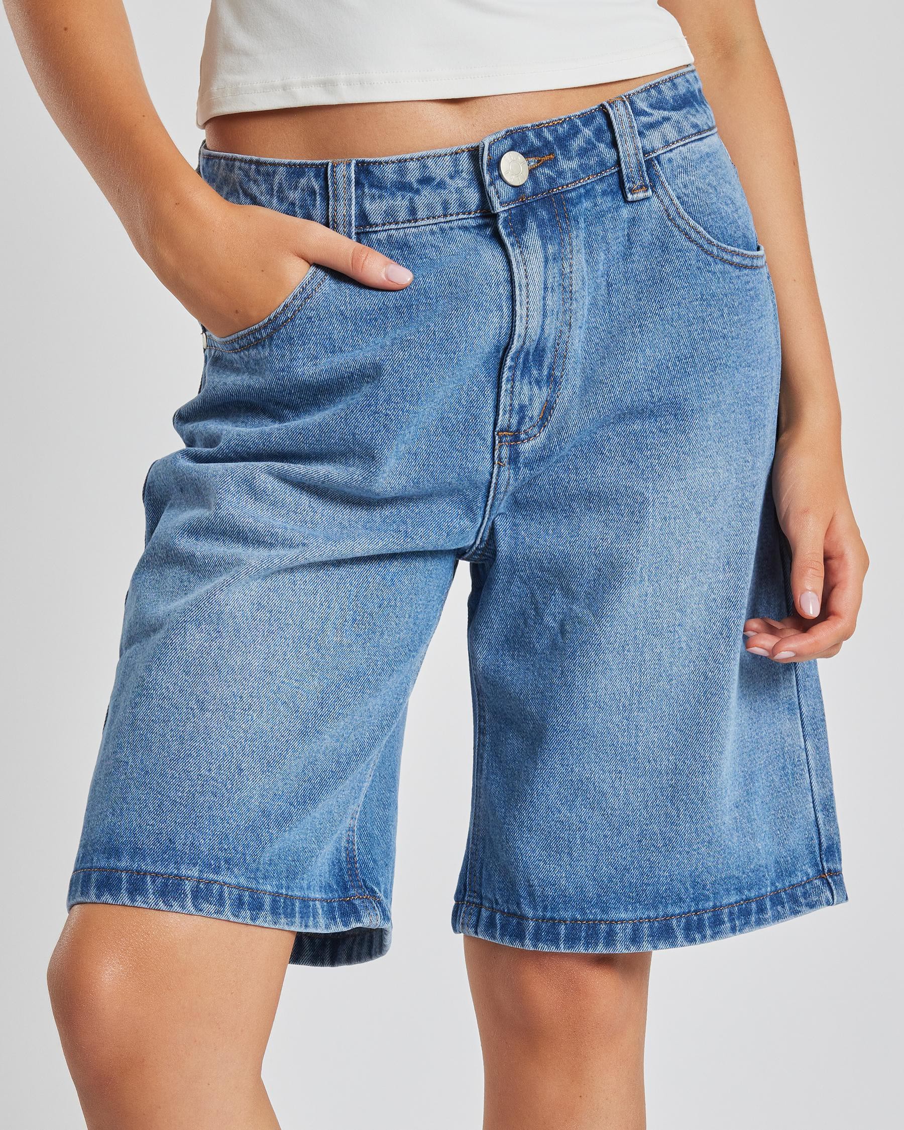 DESU Paris Jorts In Dark Mid - FREE* Shipping & Easy Returns ...