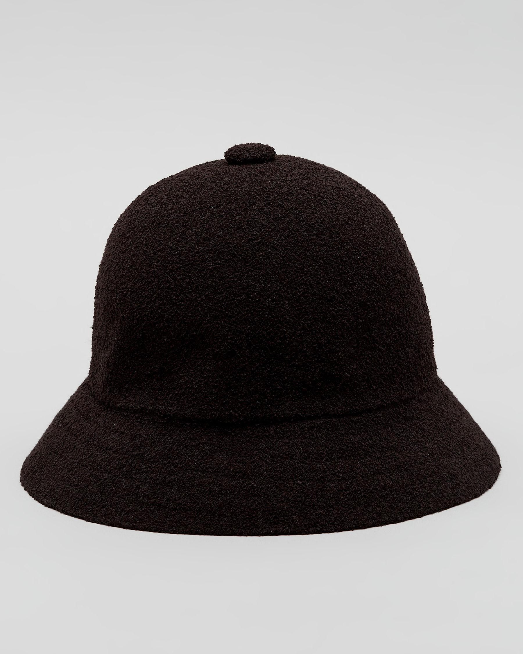 Shop Kangol Bermuda Casual Bucket Hat In Black - Fast Shipping & Easy ...