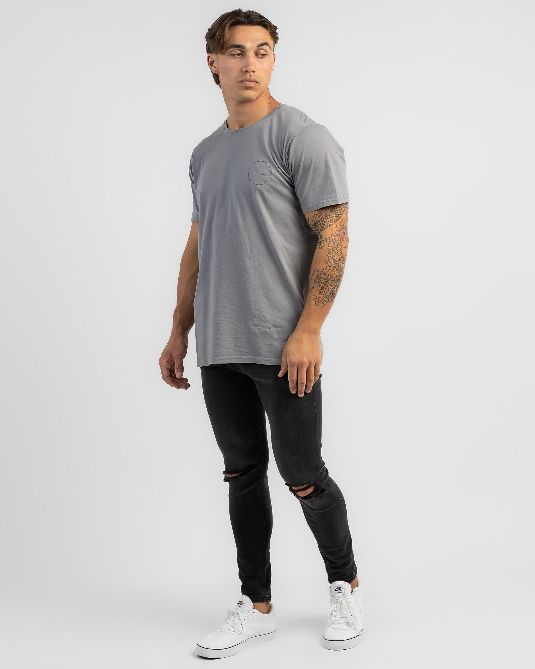 Shop Lucid Validation T-Shirt In Grey - Fast Shipping & Easy Returns ...