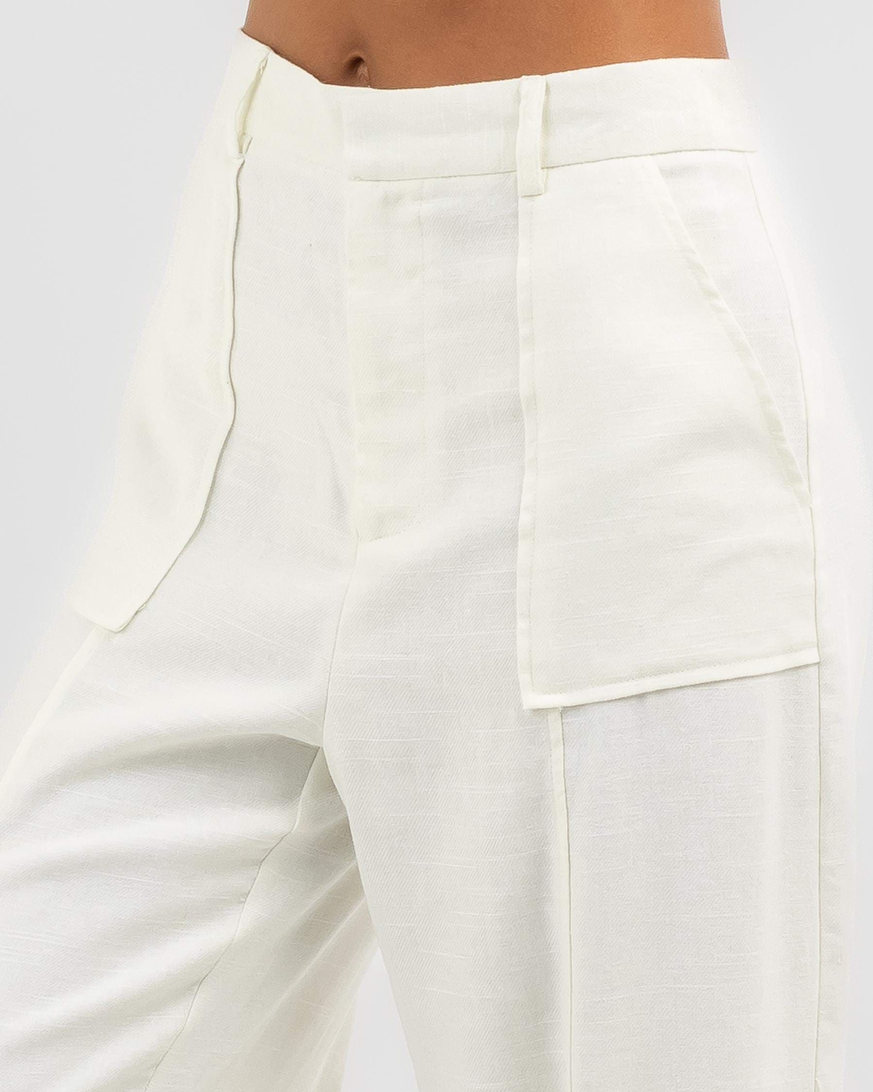 Shop YH & Co Mina Pants In White - Fast Shipping & Easy Returns - City ...