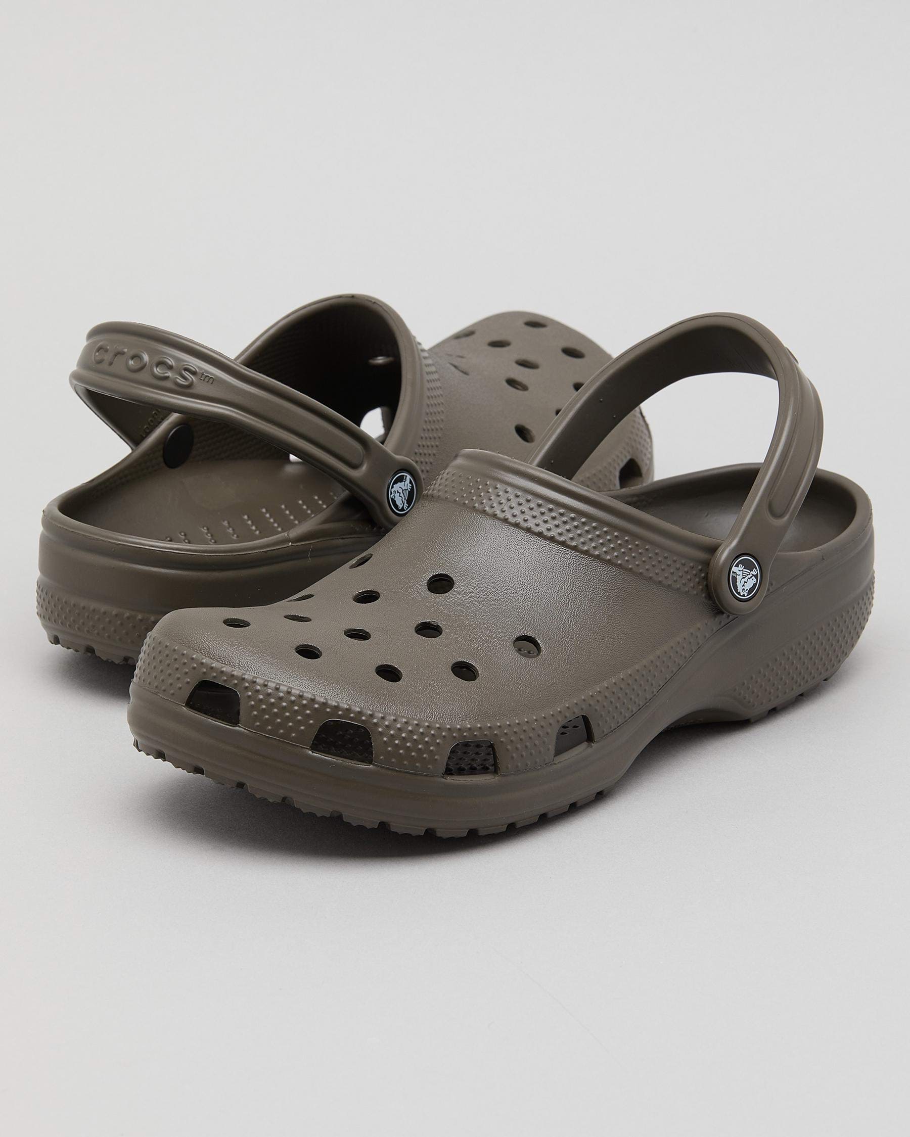 Shop Crocs Classic Clogs In Chocolate - Fast Shipping & Easy Returns ...