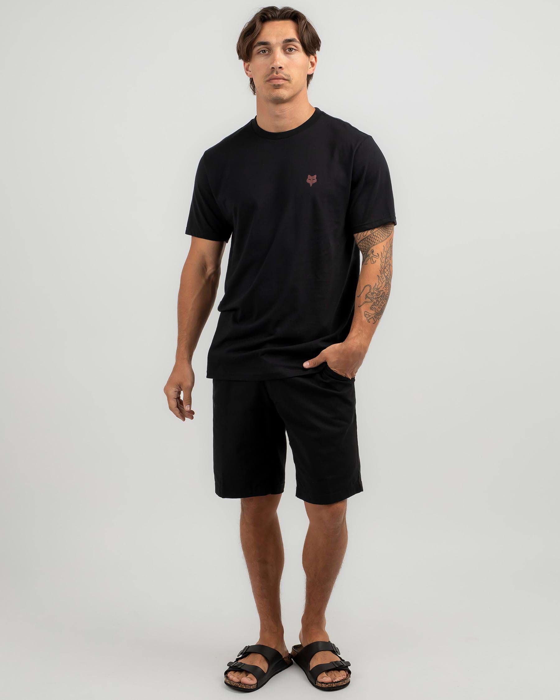 Shop Fox Essex 2.0 Walk Shorts In Black - Fast Shipping & Easy Returns ...