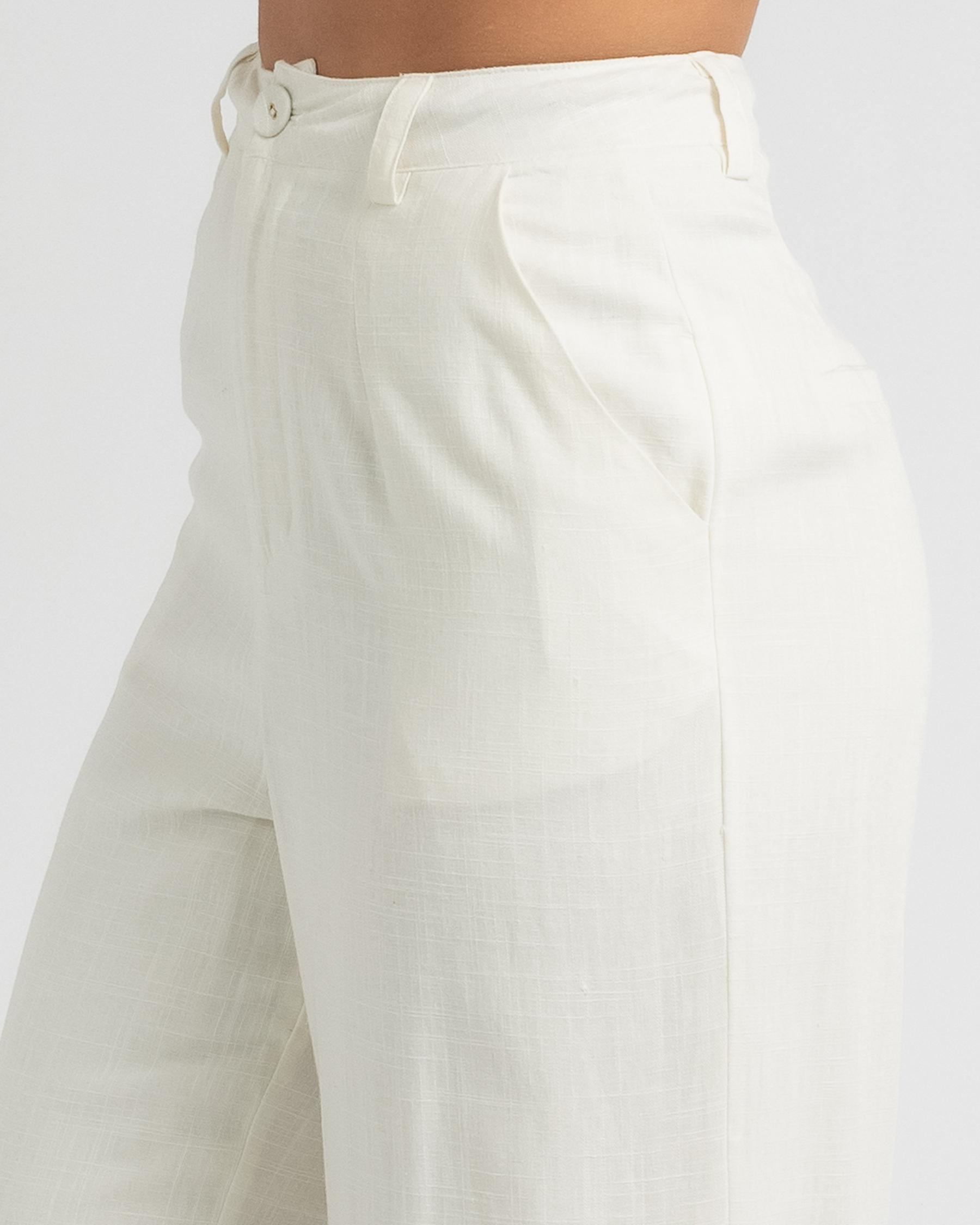 Shop Mooloola Ivy Pants In Cream - Fast Shipping & Easy Returns - City ...