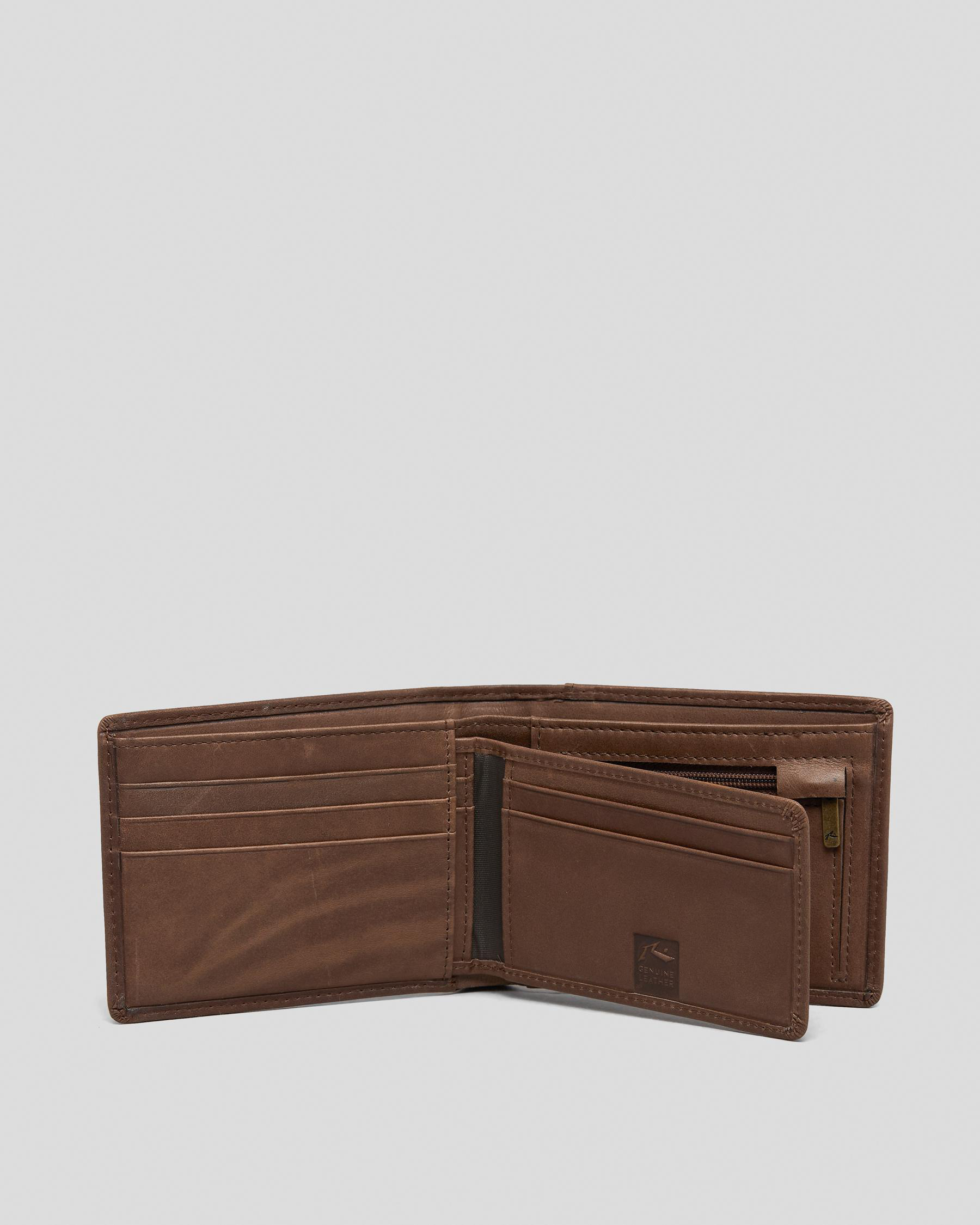 High River 2 Leather Wallet Chocolate