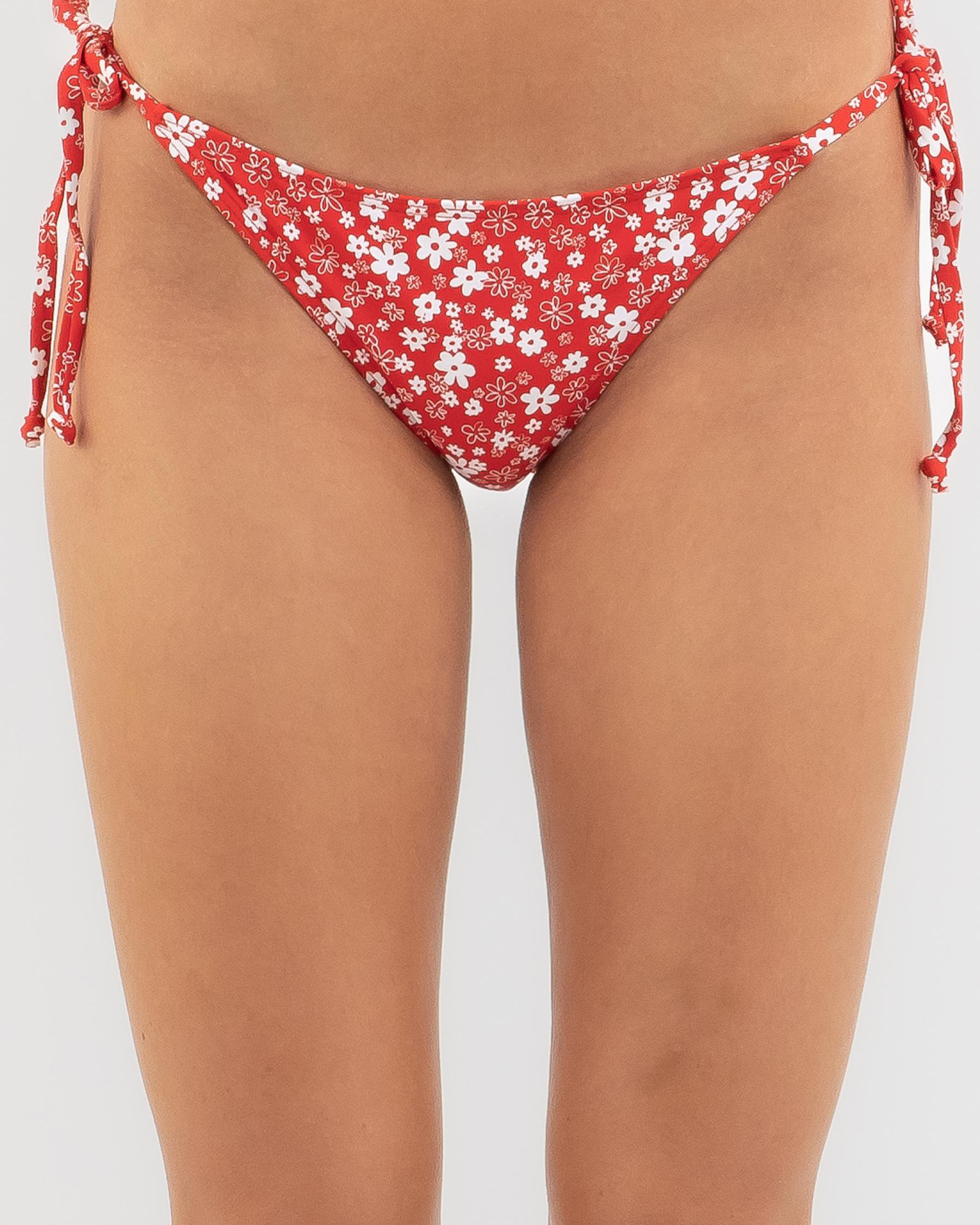 Shop Topanga Jasmyn Classic Tie Side Bikini Bottom In Chilli Red Fast Shipping And Easy Returns 1708