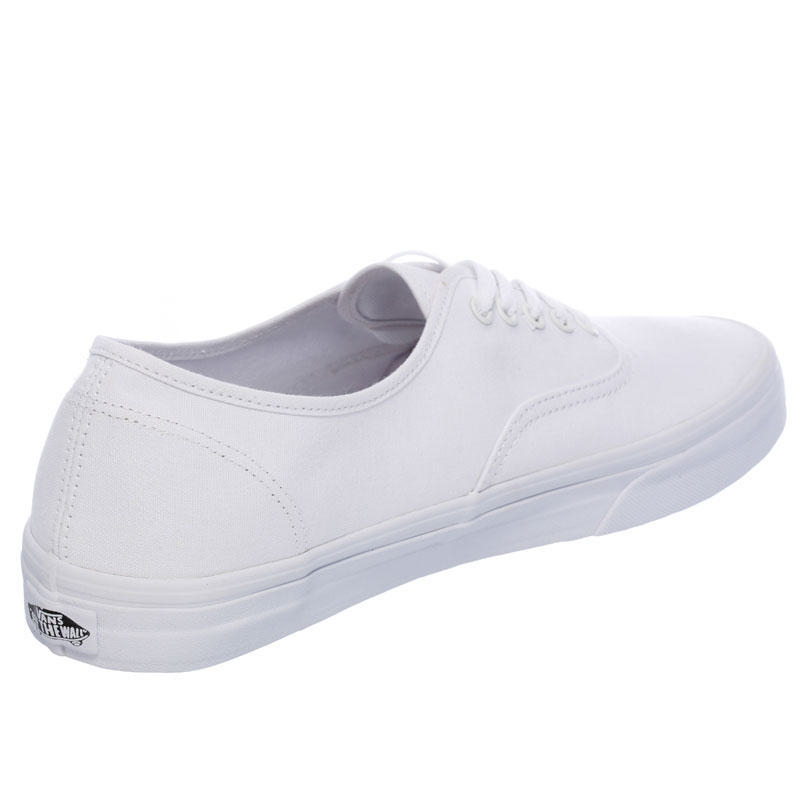 Shop Vans Mens Authentic Shoes In True White - Fast Shipping & Easy ...