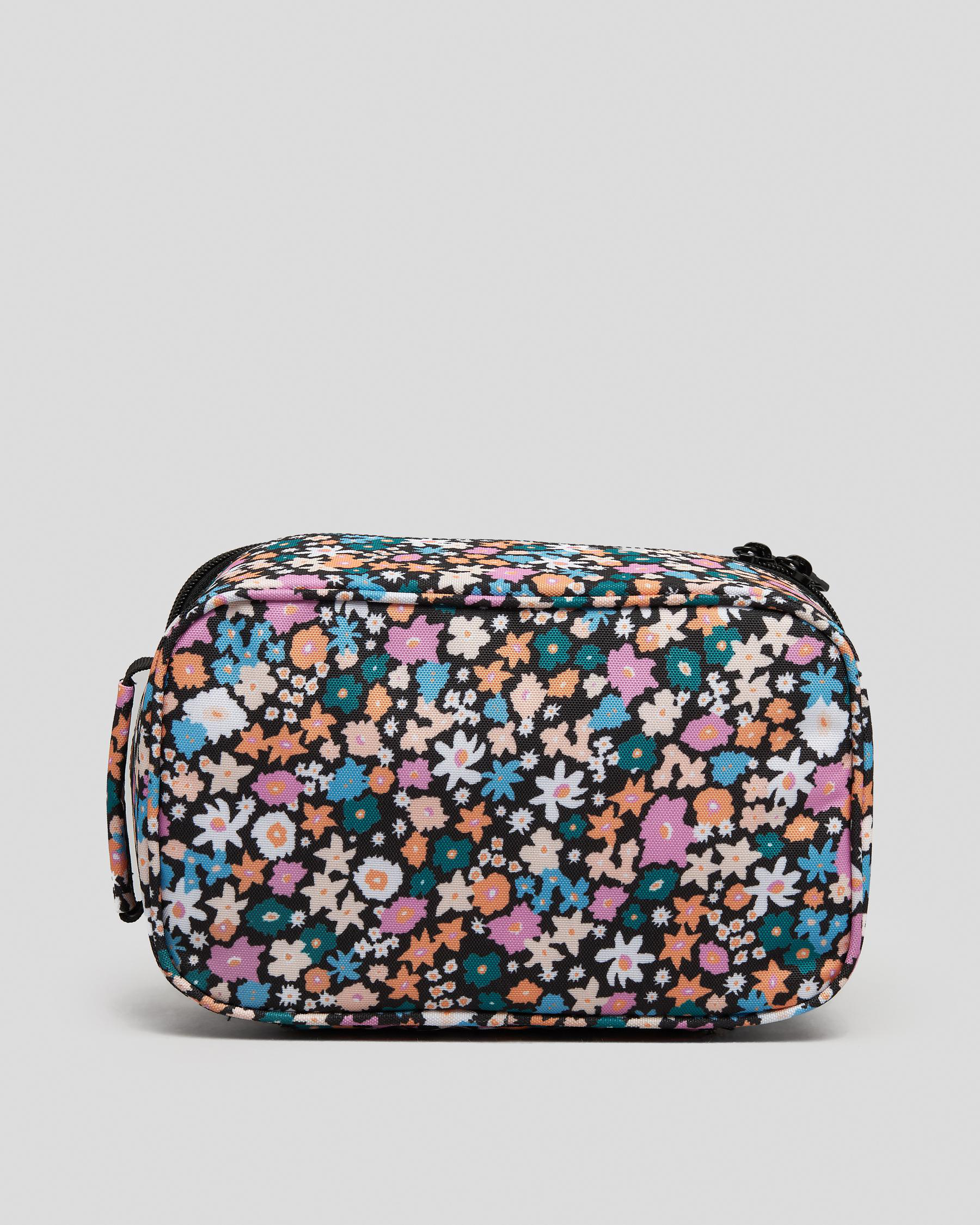 Roxy Groovy Life Lunch Box In Anthracite Flower Power - FREE* Shipping ...