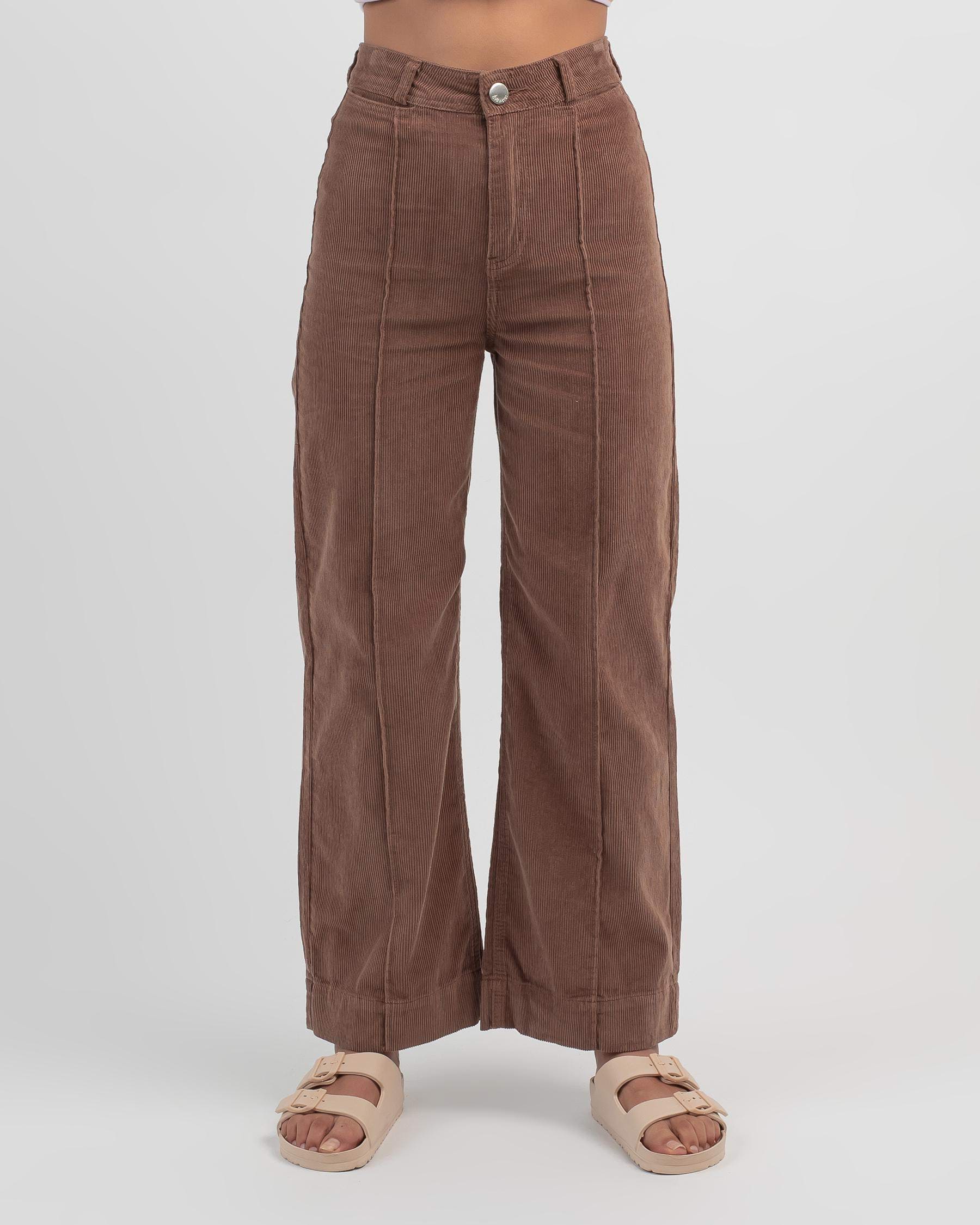 Shop Ava And Ever Girls' New Jersey Pants In Milk Chocolate - Fast ...