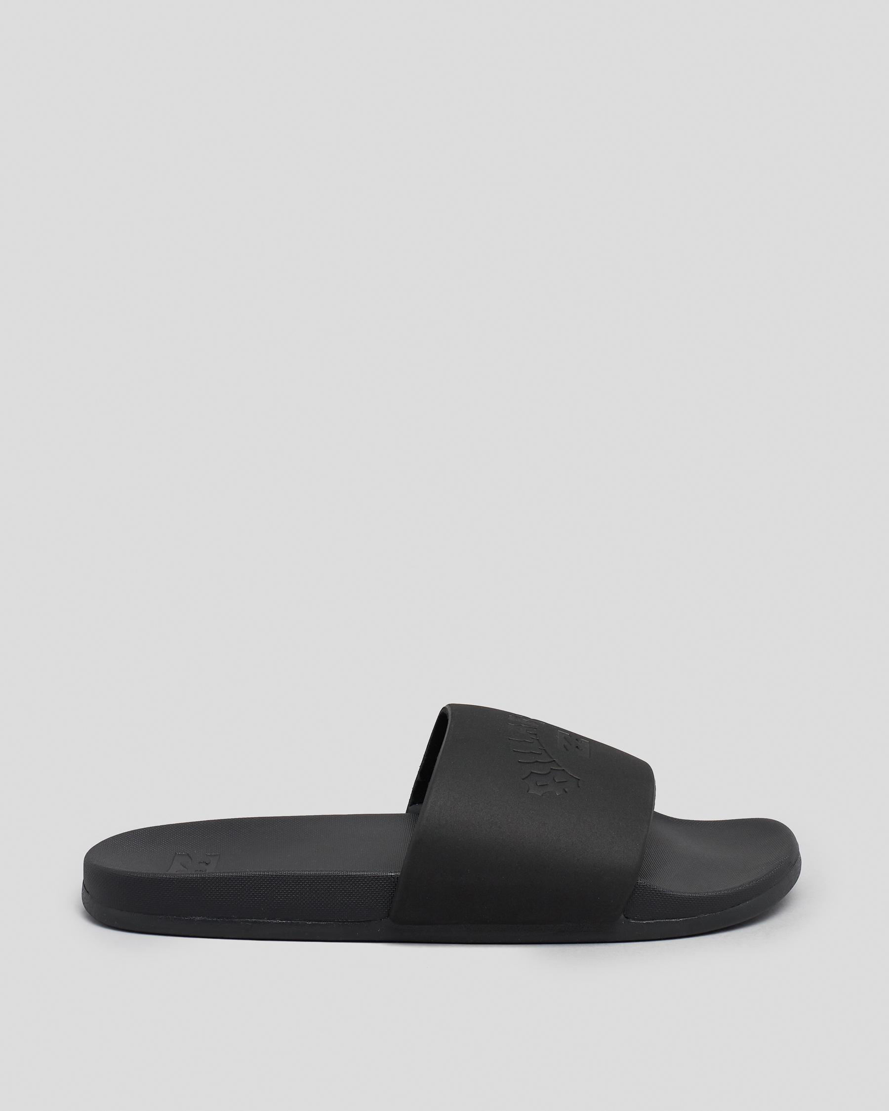 Shop Billabong Cush Slides In Black - Fast Shipping & Easy Returns ...