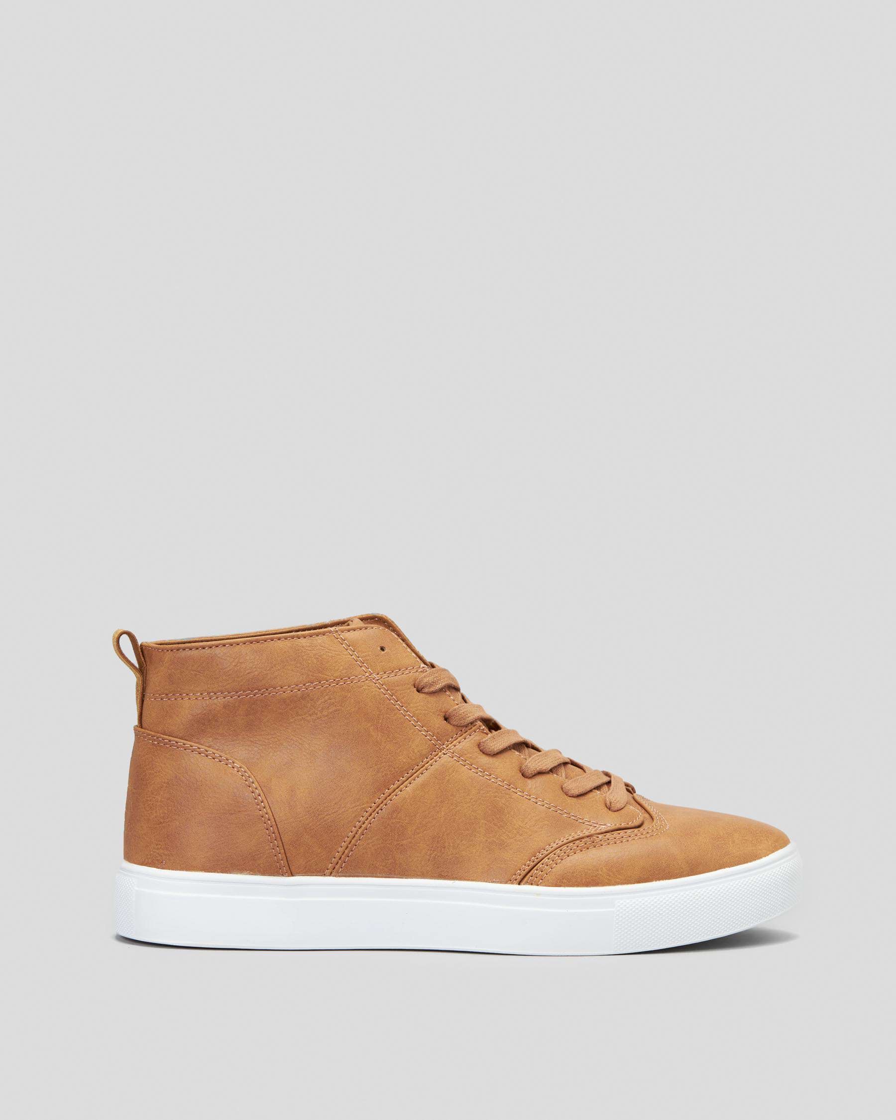 Shop Lucid Shelby Hi Cut Shoes In Brown - Fast Shipping & Easy Returns ...