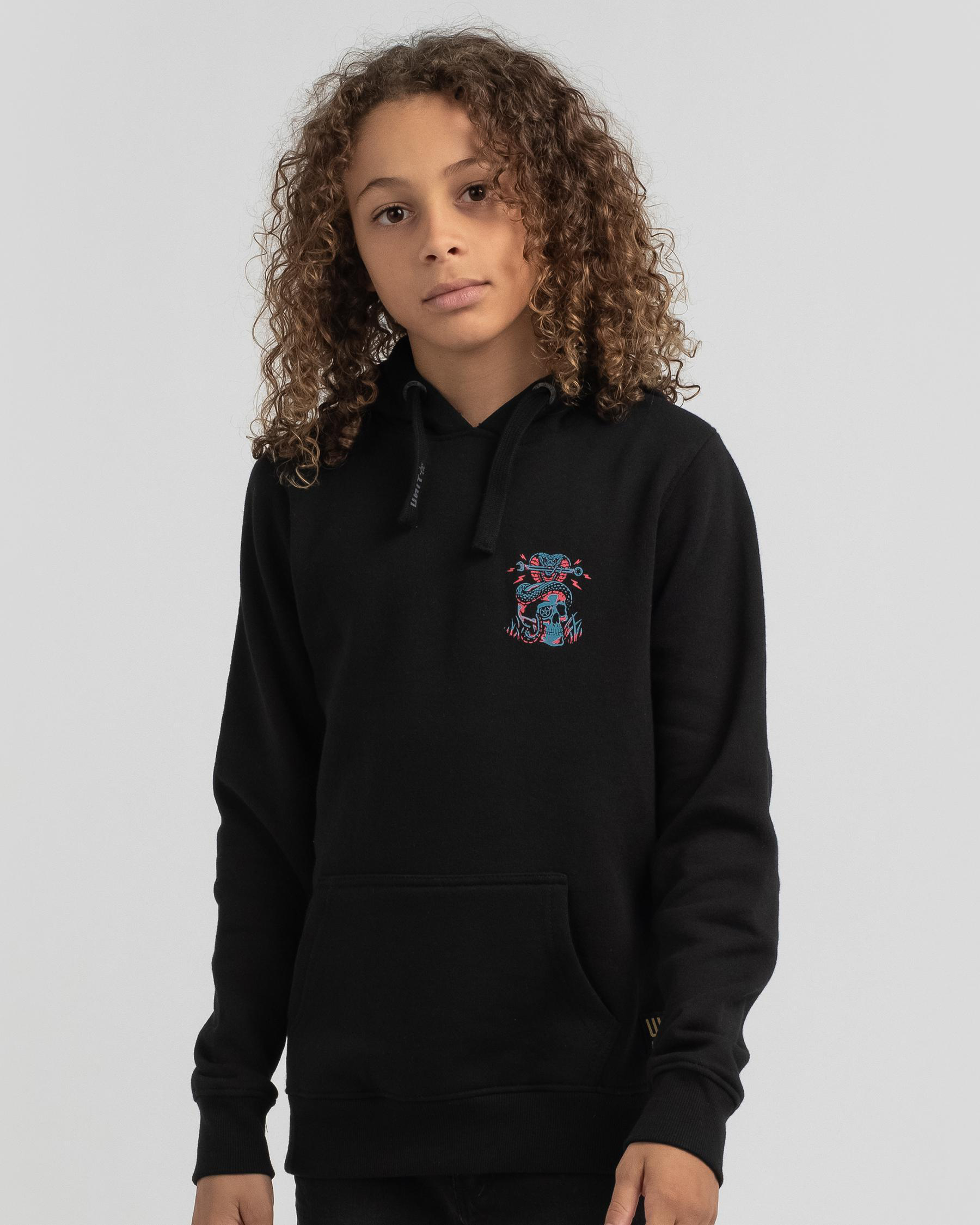 Shop Unit Boys' Submit Hoodie In Black - Fast Shipping & Easy Returns ...