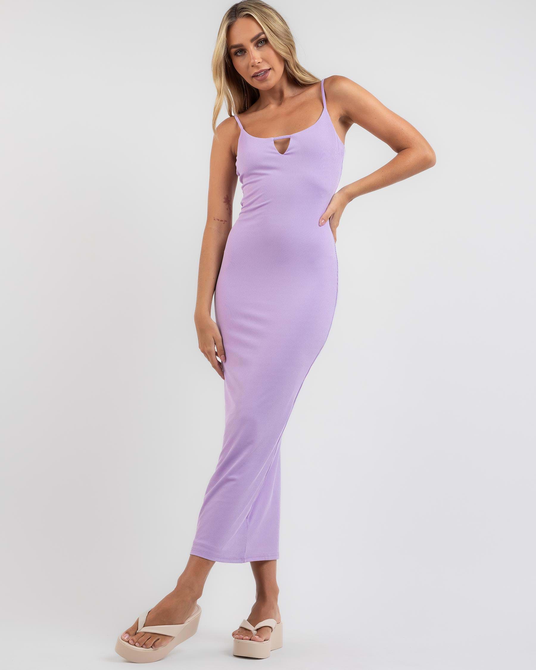 Shop Luvalot Sarla Maxi Dress In Lilac - Fast Shipping & Easy Returns ...